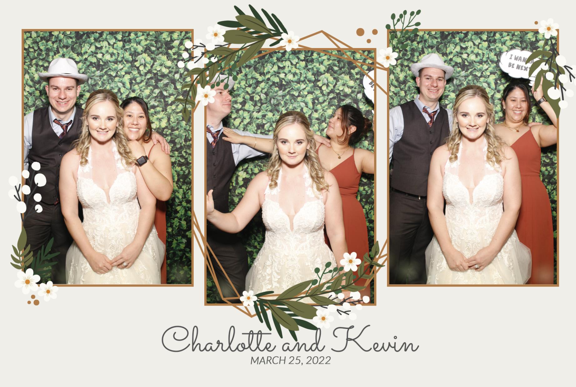 Charlotte & Kevin's Wedding  | View more photos from the event at gallery.myphotoboothexperience.co.uk/u/MyPhotoBoothExperienceLtd/Charlotte-Kevins-Wedding