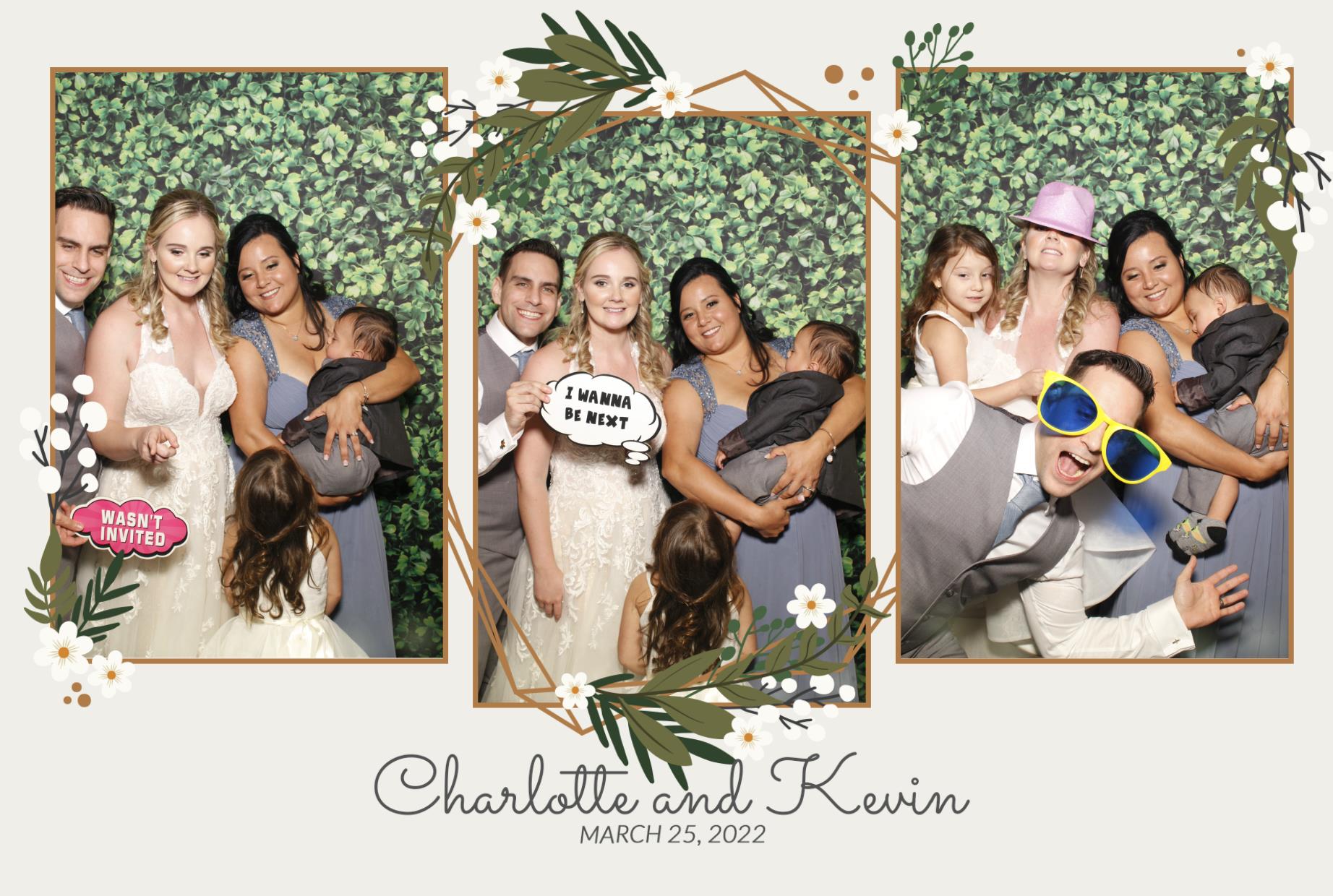 Charlotte & Kevin's Wedding  | View more photos from the event at gallery.myphotoboothexperience.co.uk/u/MyPhotoBoothExperienceLtd/Charlotte-Kevins-Wedding