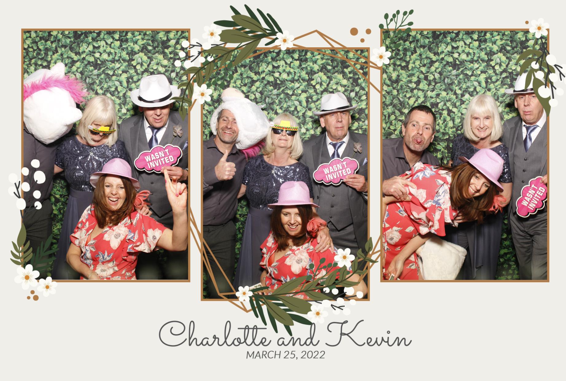 Charlotte & Kevin's Wedding  | View more photos from the event at gallery.myphotoboothexperience.co.uk/u/MyPhotoBoothExperienceLtd/Charlotte-Kevins-Wedding