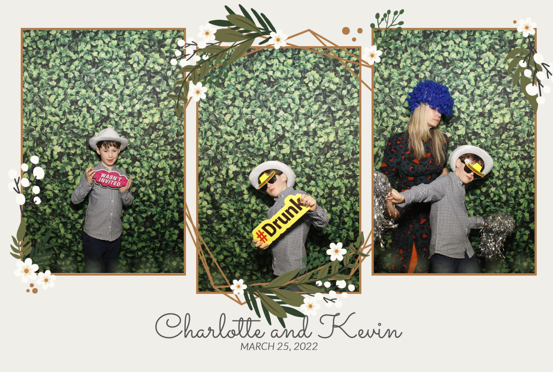 Charlotte & Kevin's Wedding  | View more photos from the event at gallery.myphotoboothexperience.co.uk/u/MyPhotoBoothExperienceLtd/Charlotte-Kevins-Wedding