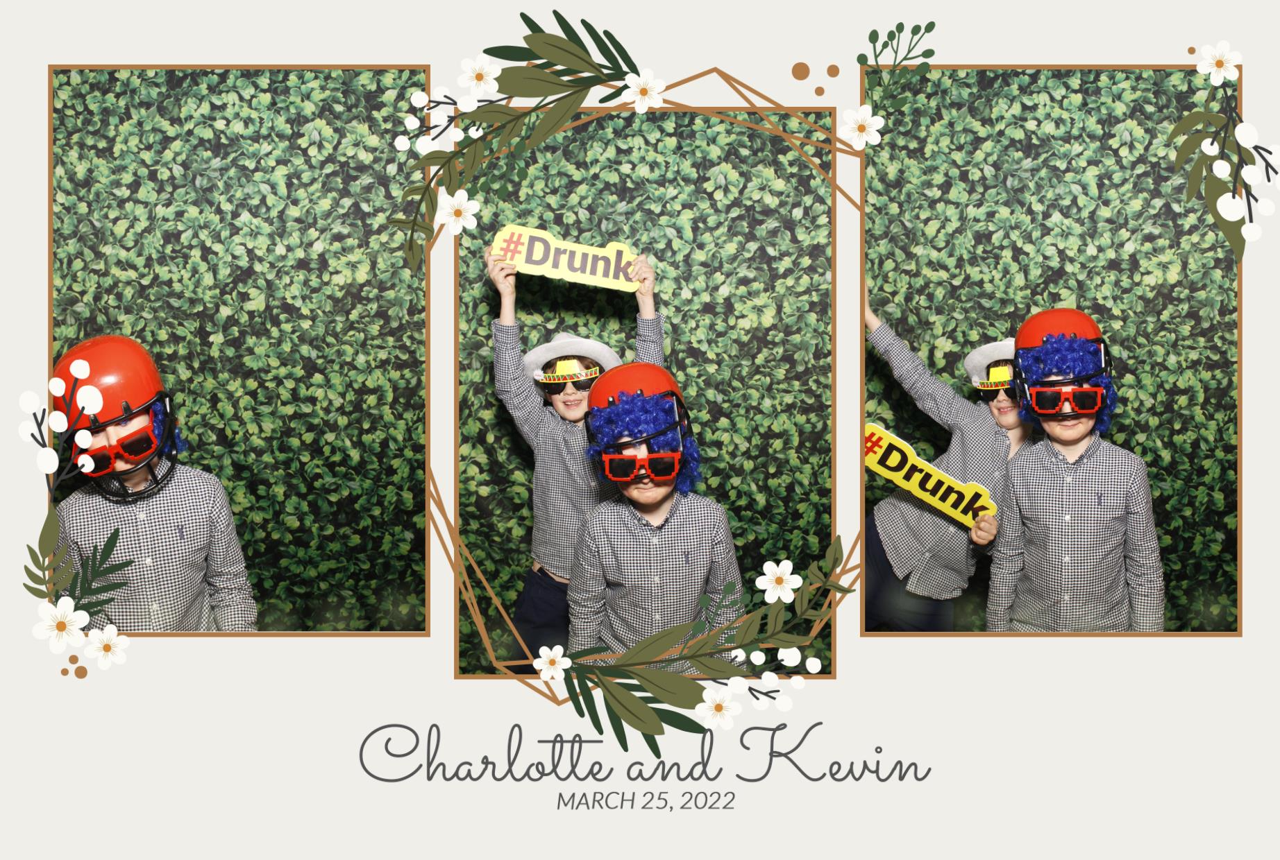 Charlotte & Kevin's Wedding  | View more photos from the event at gallery.myphotoboothexperience.co.uk/u/MyPhotoBoothExperienceLtd/Charlotte-Kevins-Wedding