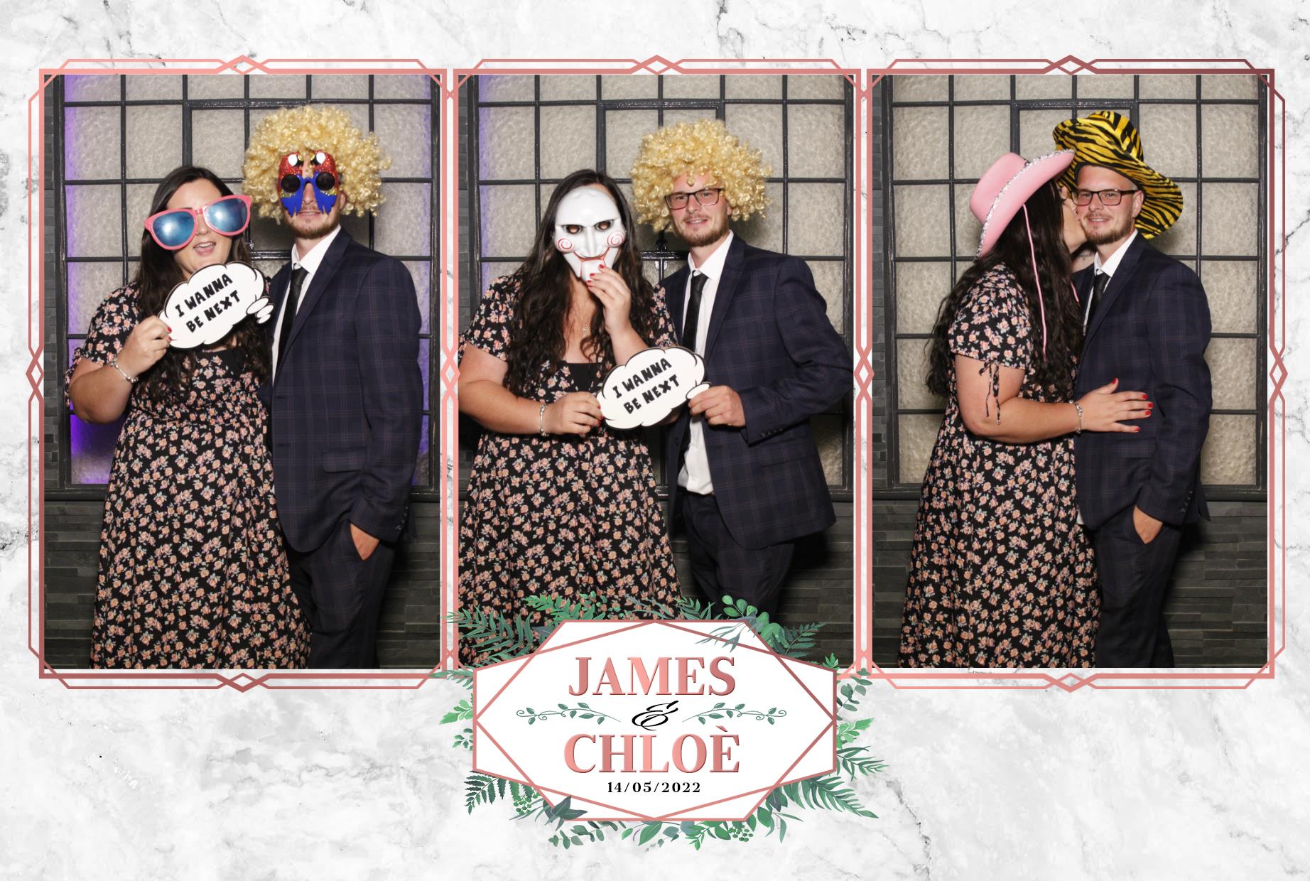 Chloe & James Wedding  | View more photos from the event at gallery.myphotoboothexperience.co.uk/u/MyPhotoBoothExperienceLtd/Chloe-James-Wedding