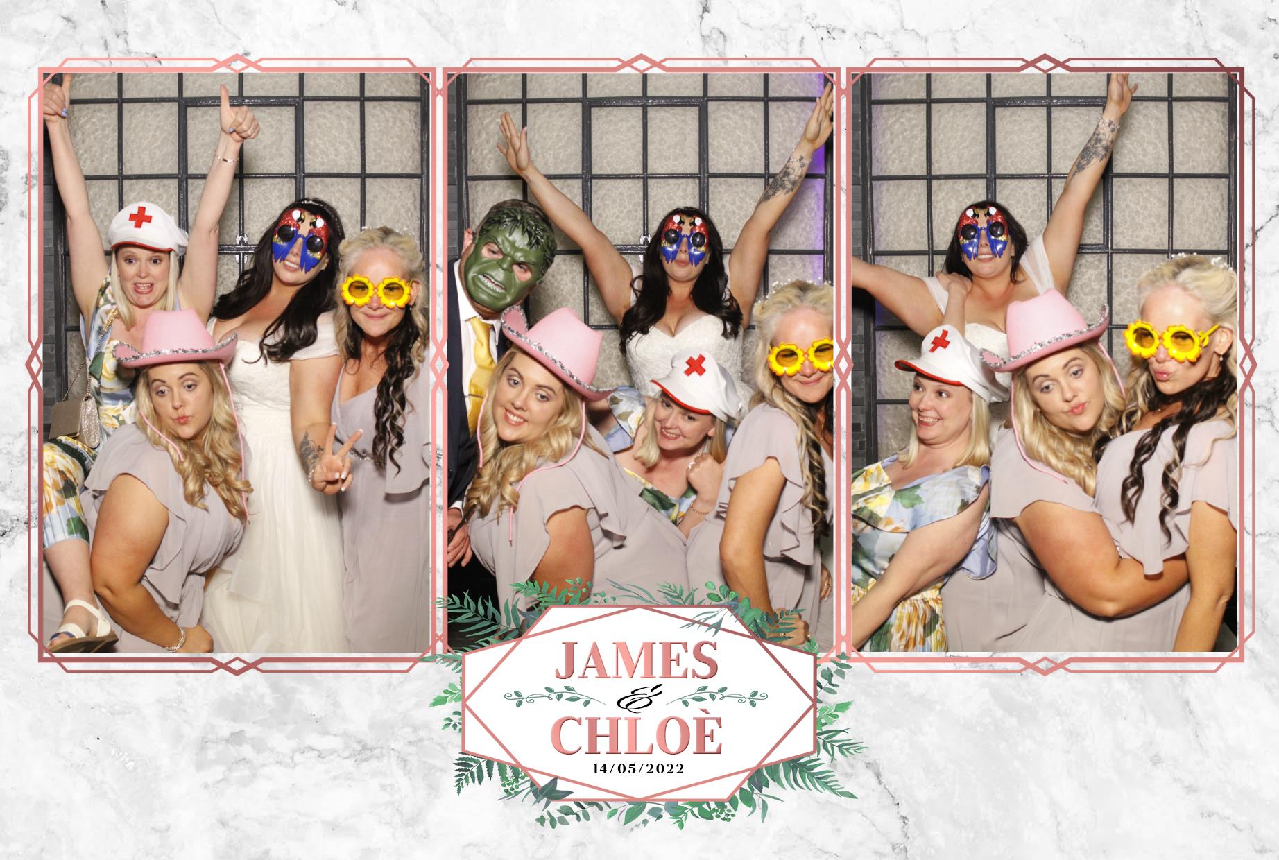 Chloe & James Wedding  | View more photos from the event at gallery.myphotoboothexperience.co.uk/u/MyPhotoBoothExperienceLtd/Chloe-James-Wedding
