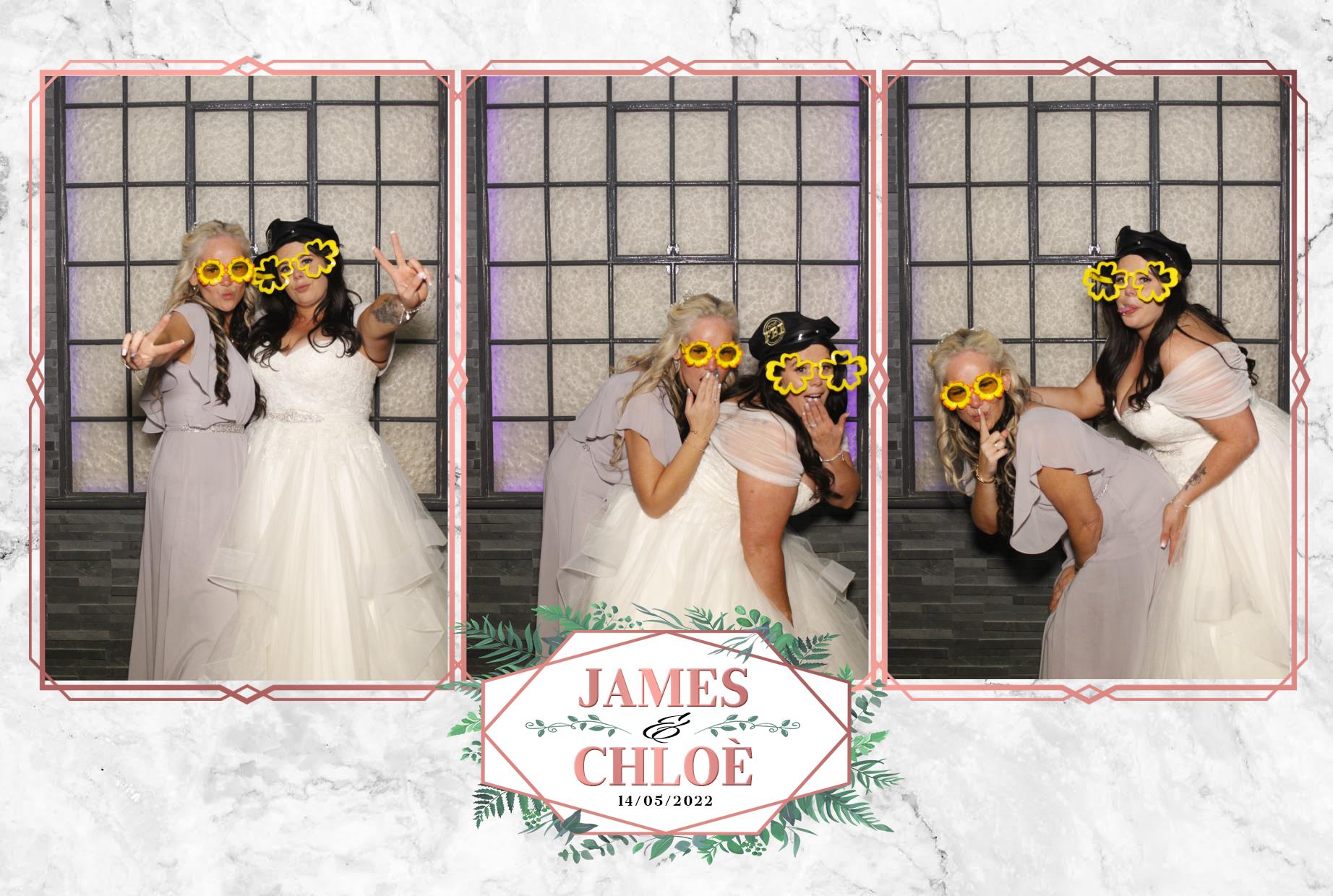Chloe & James Wedding  | View more photos from the event at gallery.myphotoboothexperience.co.uk/u/MyPhotoBoothExperienceLtd/Chloe-James-Wedding