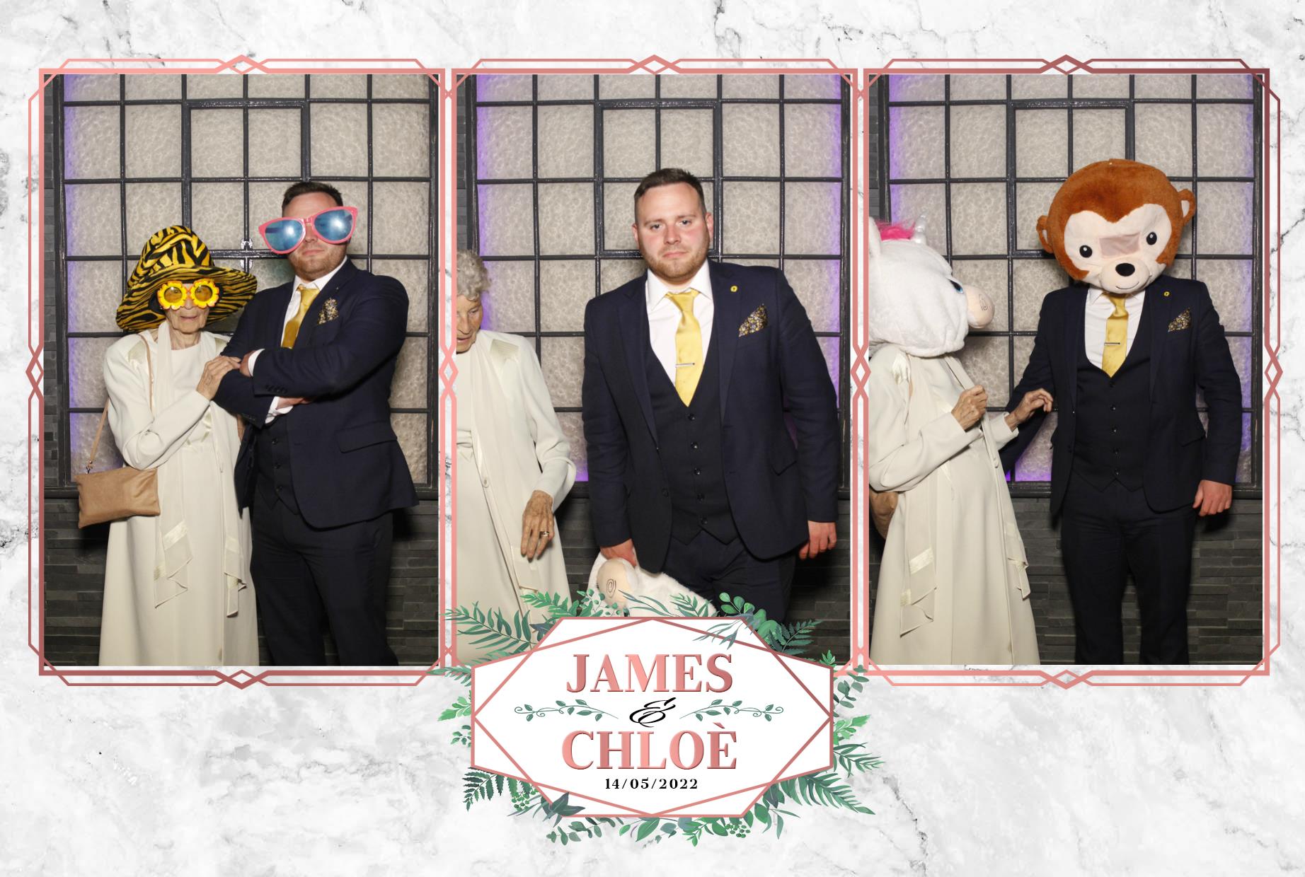 Chloe & James Wedding  | View more photos from the event at gallery.myphotoboothexperience.co.uk/u/MyPhotoBoothExperienceLtd/Chloe-James-Wedding