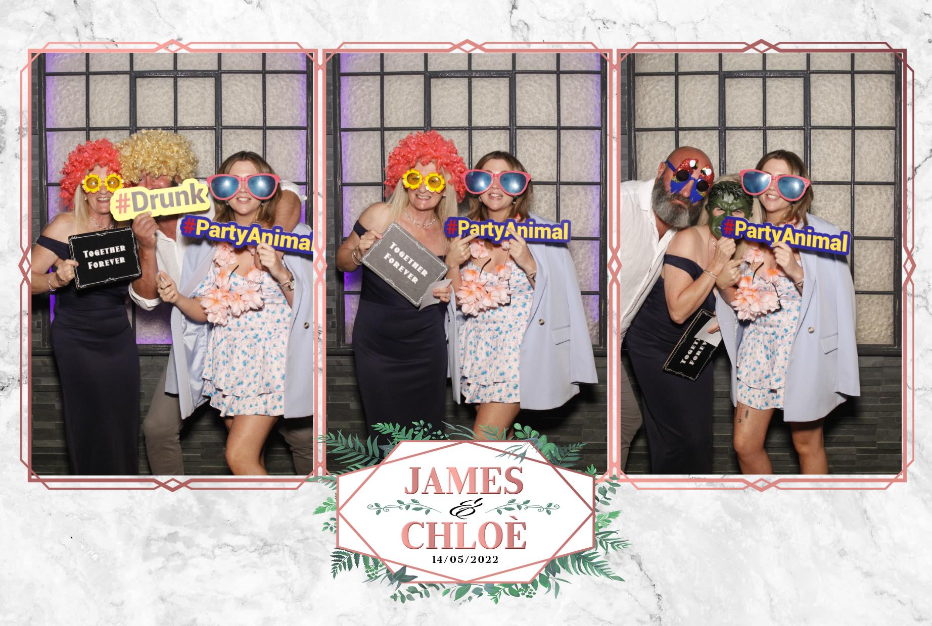 Chloe & James Wedding  | View more photos from the event at gallery.myphotoboothexperience.co.uk/u/MyPhotoBoothExperienceLtd/Chloe-James-Wedding