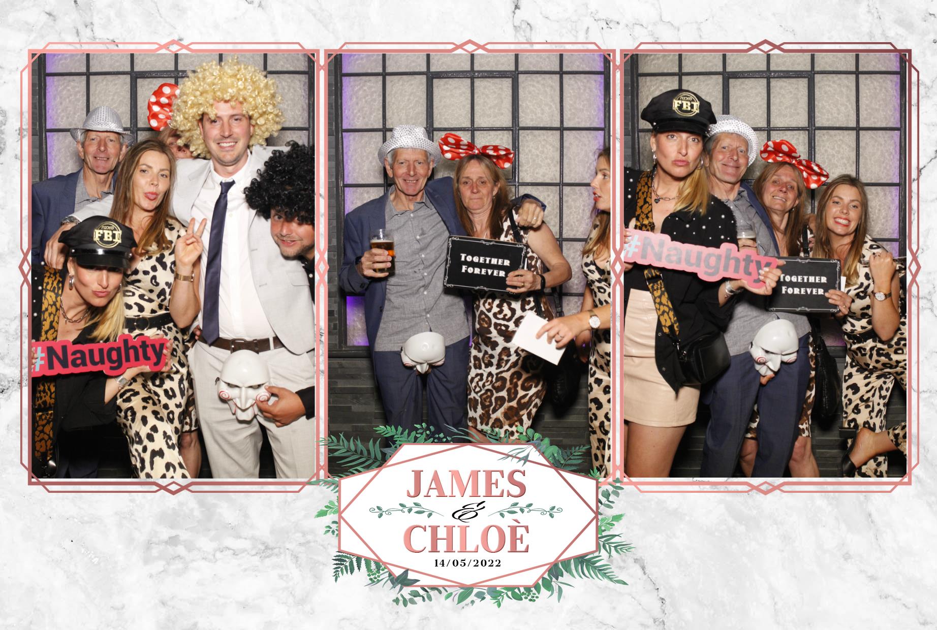 Chloe & James Wedding  | View more photos from the event at gallery.myphotoboothexperience.co.uk/u/MyPhotoBoothExperienceLtd/Chloe-James-Wedding