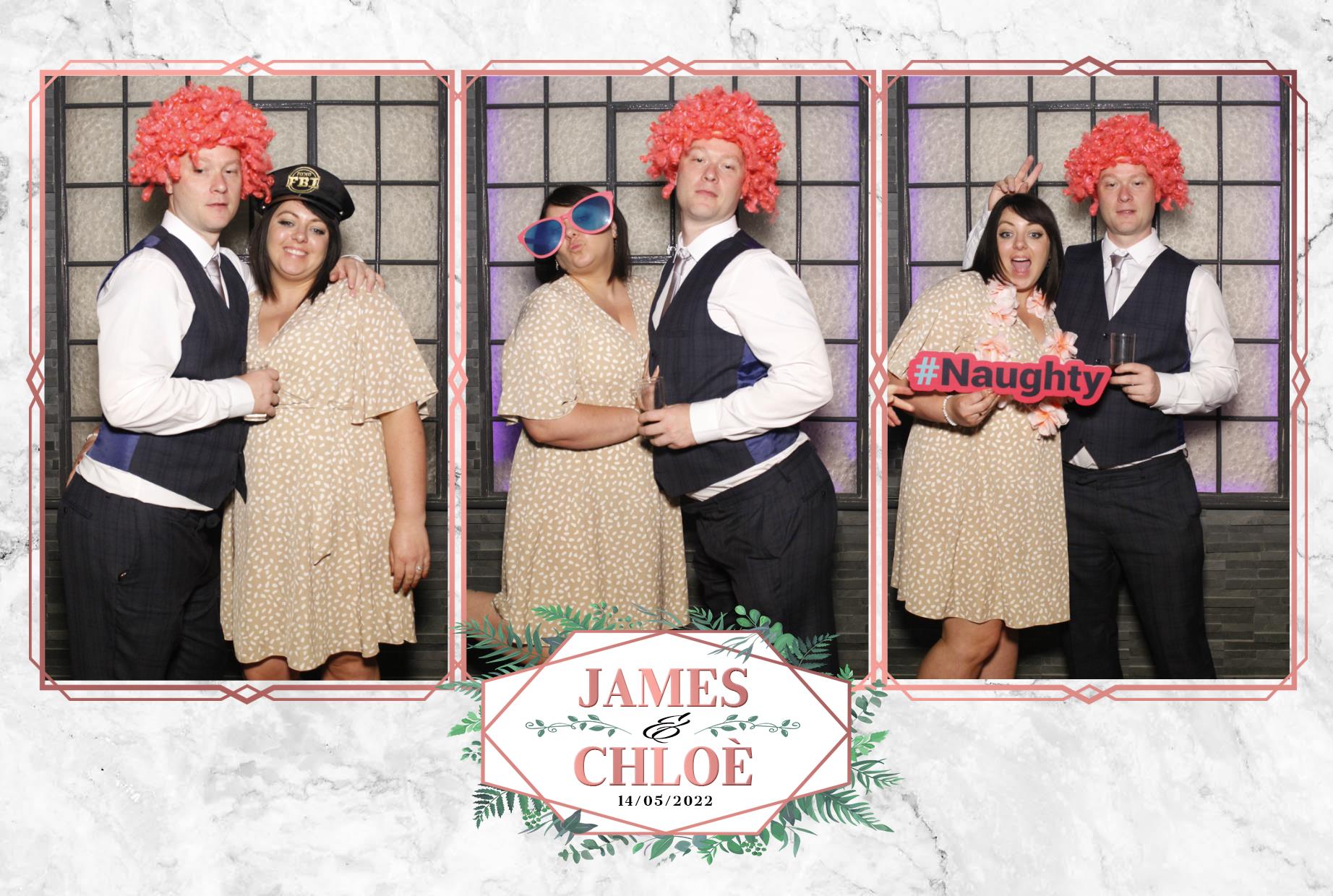 Chloe & James Wedding  | View more photos from the event at gallery.myphotoboothexperience.co.uk/u/MyPhotoBoothExperienceLtd/Chloe-James-Wedding