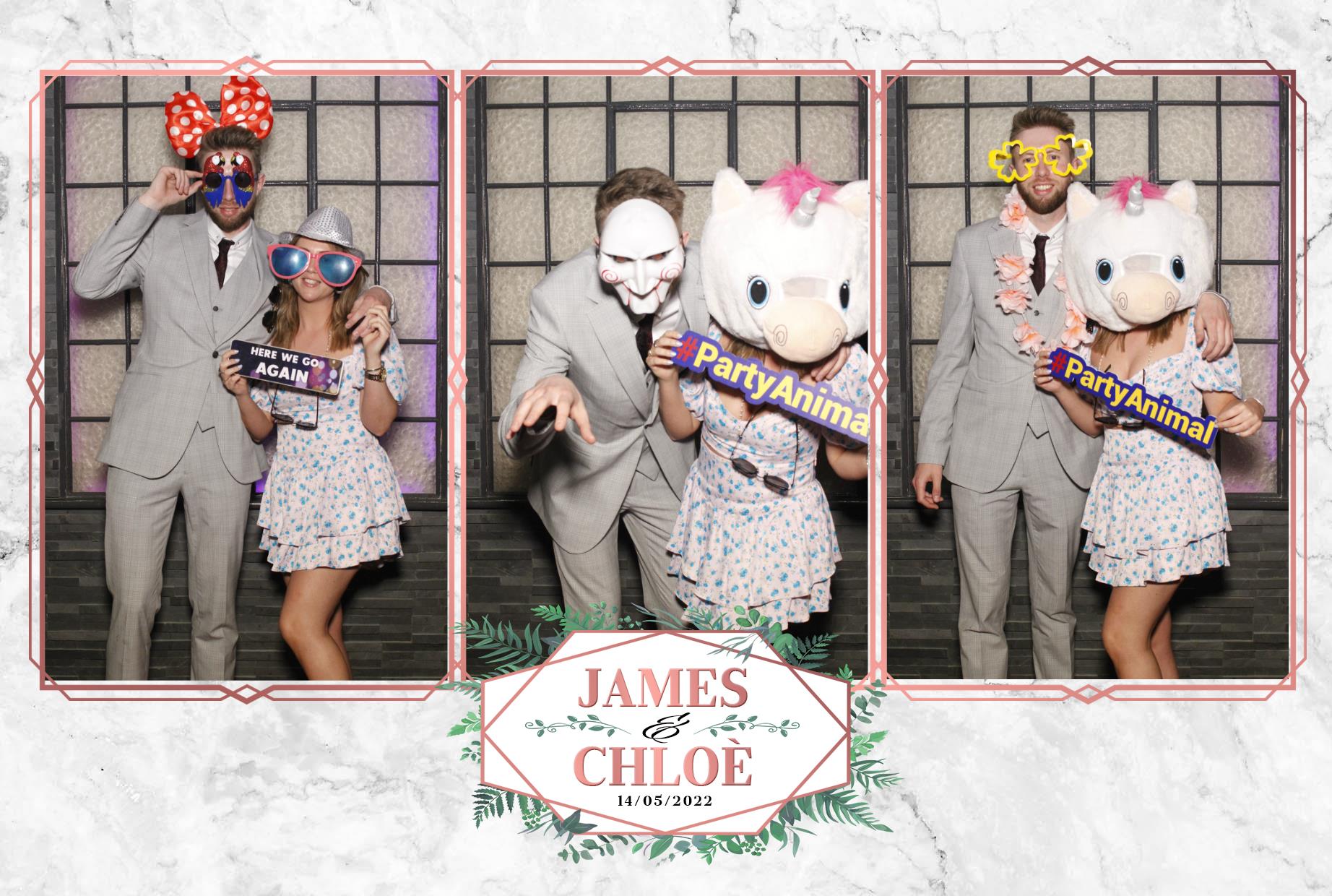 Chloe & James Wedding  | View more photos from the event at gallery.myphotoboothexperience.co.uk/u/MyPhotoBoothExperienceLtd/Chloe-James-Wedding