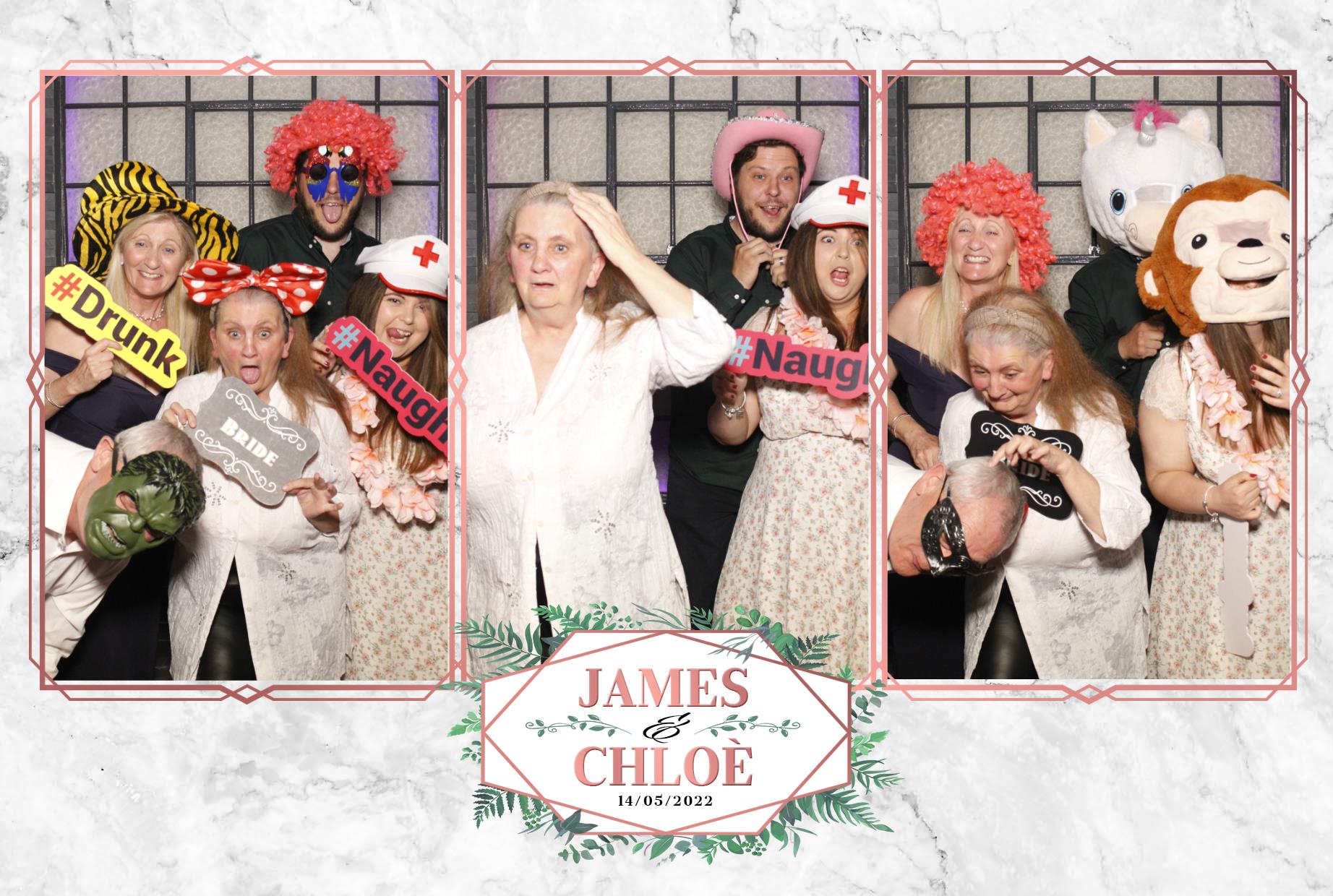 Chloe & James Wedding  | View more photos from the event at gallery.myphotoboothexperience.co.uk/u/MyPhotoBoothExperienceLtd/Chloe-James-Wedding
