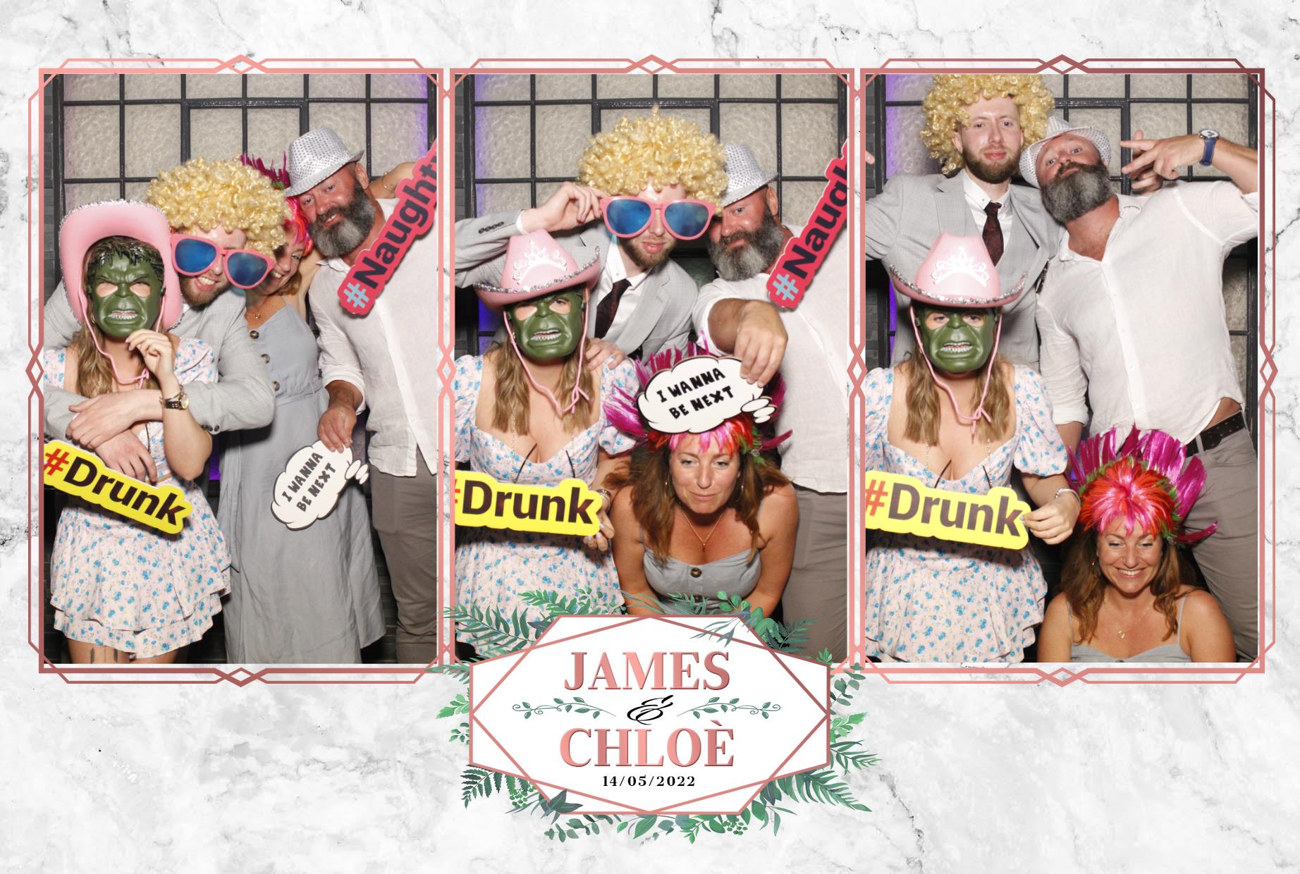 Chloe & James Wedding  | View more photos from the event at gallery.myphotoboothexperience.co.uk/u/MyPhotoBoothExperienceLtd/Chloe-James-Wedding