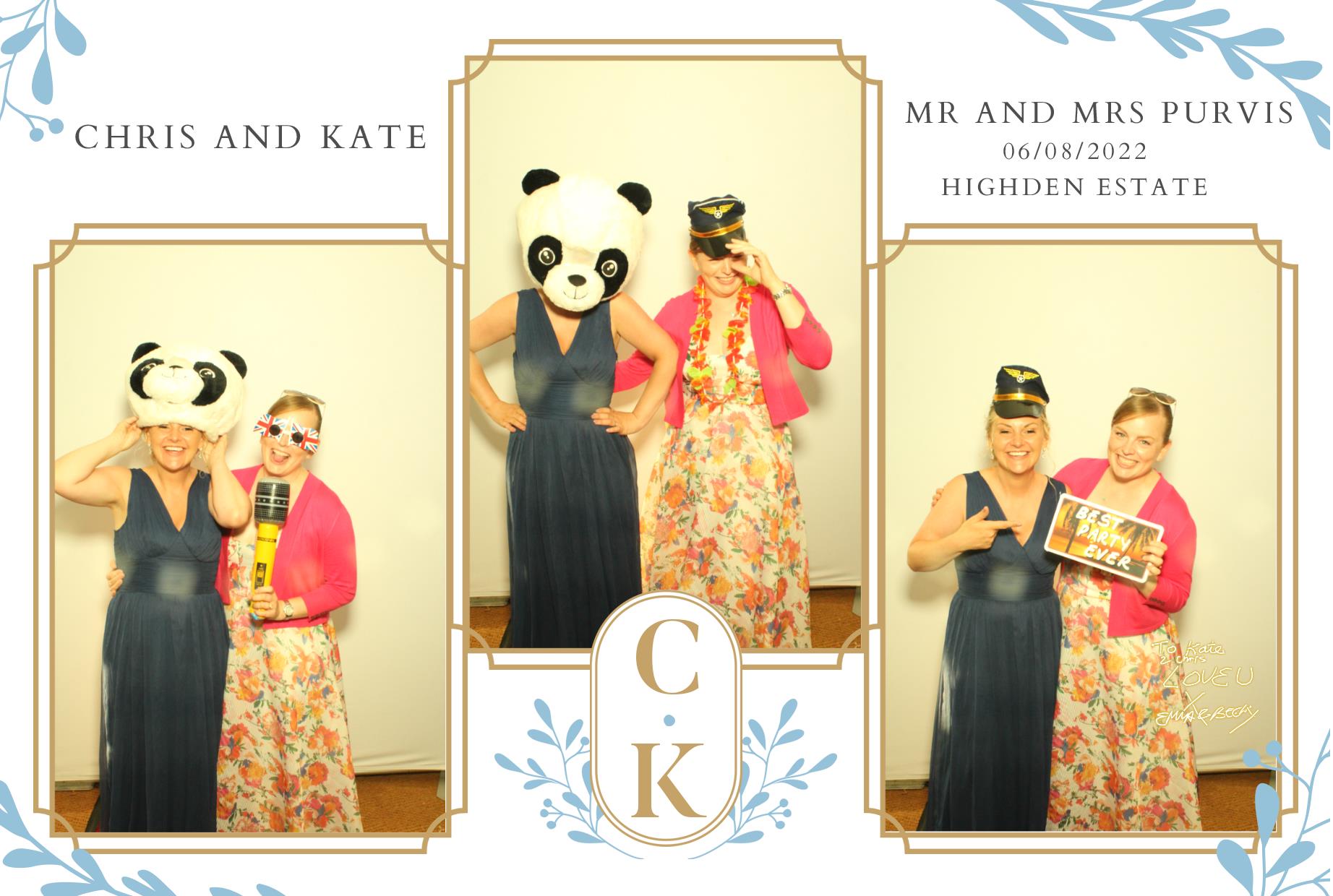 Chris & Kate's Wedding | View more photos from the event at gallery.myphotoboothexperience.co.uk/u/MyPhotoBoothExperienceLtd/Chris-Kates-Wedding