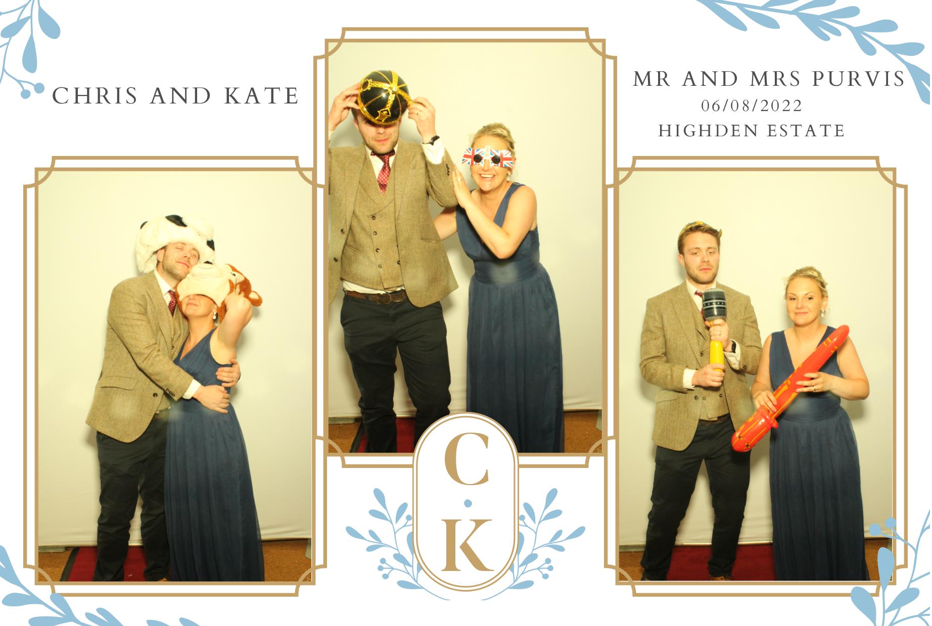 Chris & Kate's Wedding | View more photos from the event at gallery.myphotoboothexperience.co.uk/u/MyPhotoBoothExperienceLtd/Chris-Kates-Wedding