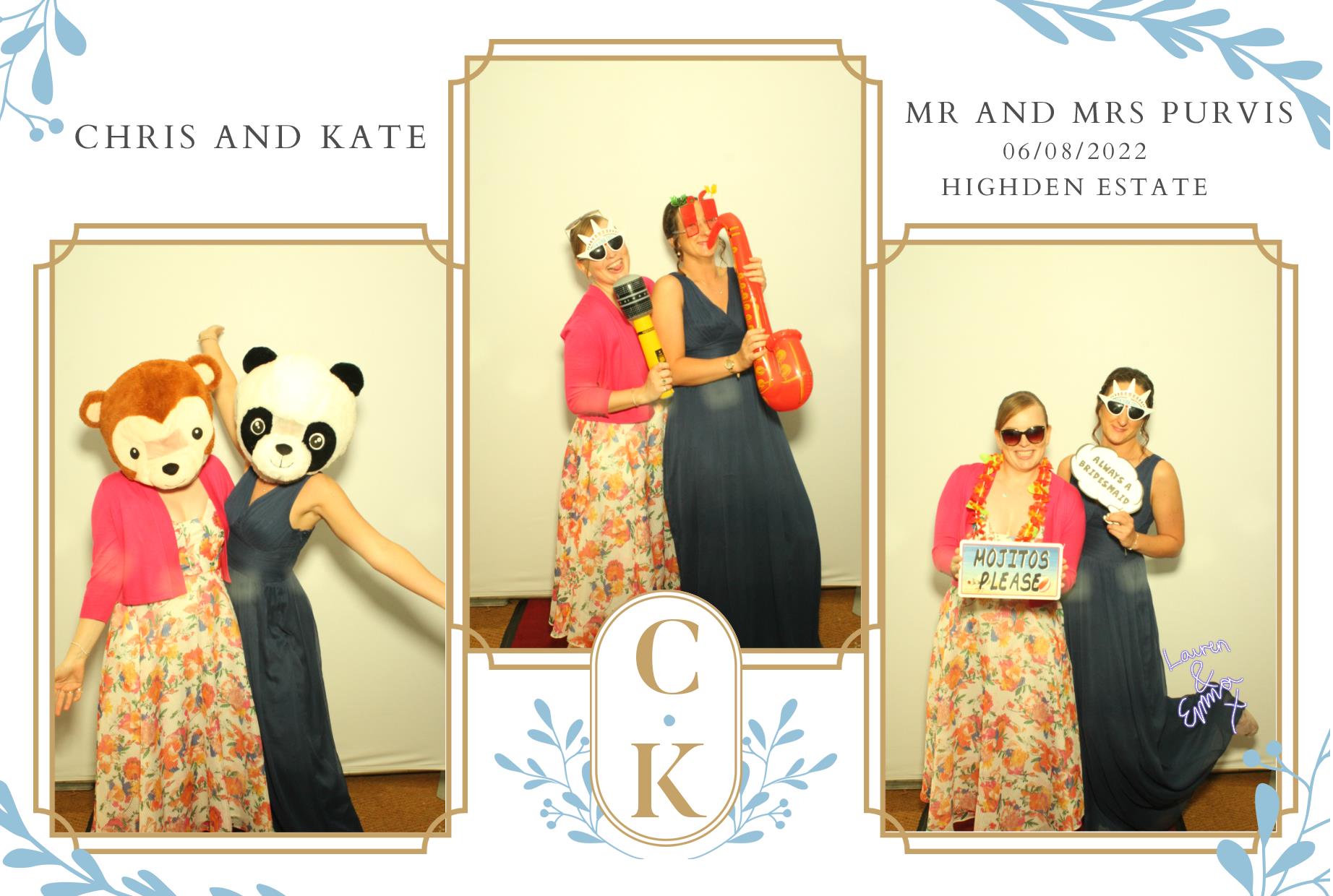 Chris & Kate's Wedding | View more photos from the event at gallery.myphotoboothexperience.co.uk/u/MyPhotoBoothExperienceLtd/Chris-Kates-Wedding