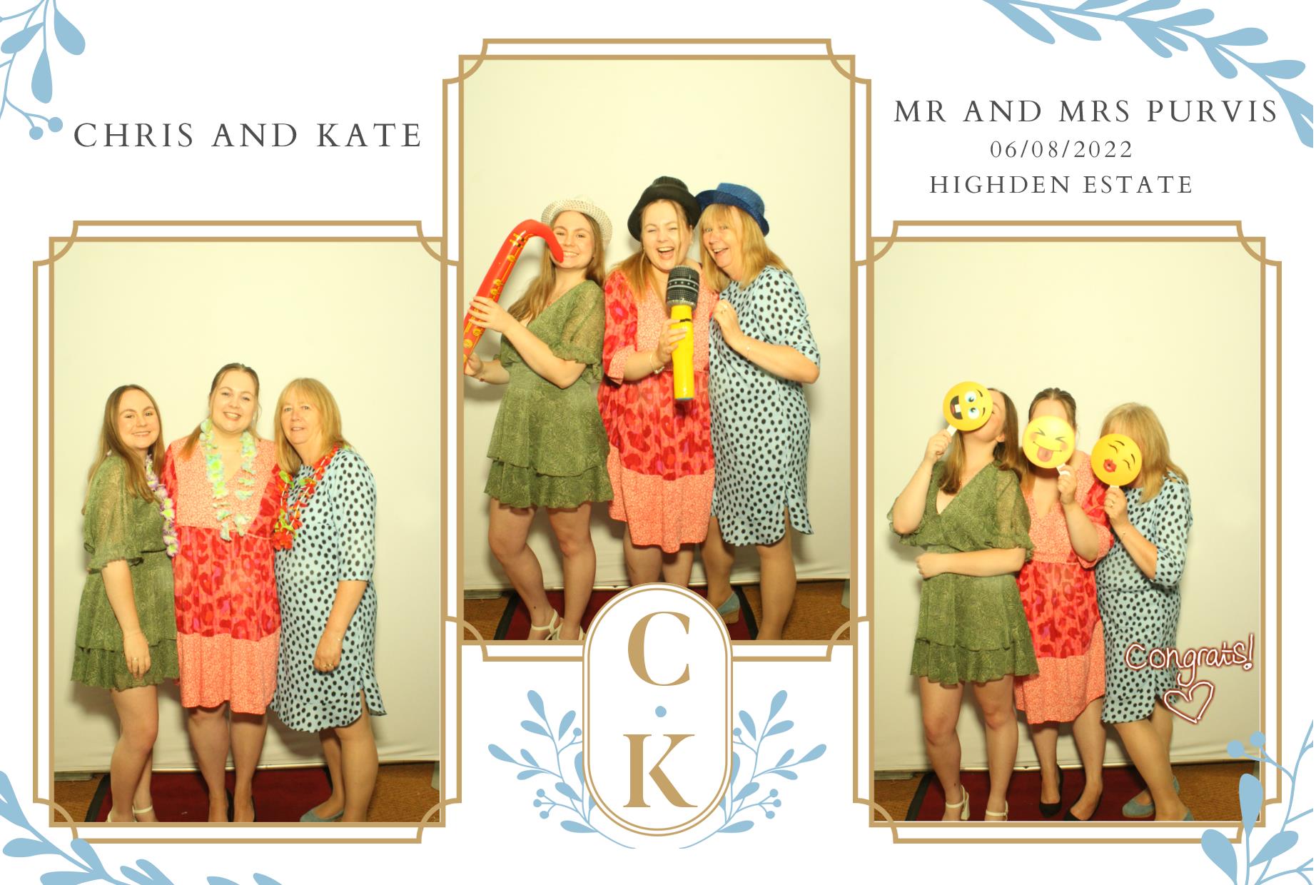 Chris & Kate's Wedding | View more photos from the event at gallery.myphotoboothexperience.co.uk/u/MyPhotoBoothExperienceLtd/Chris-Kates-Wedding