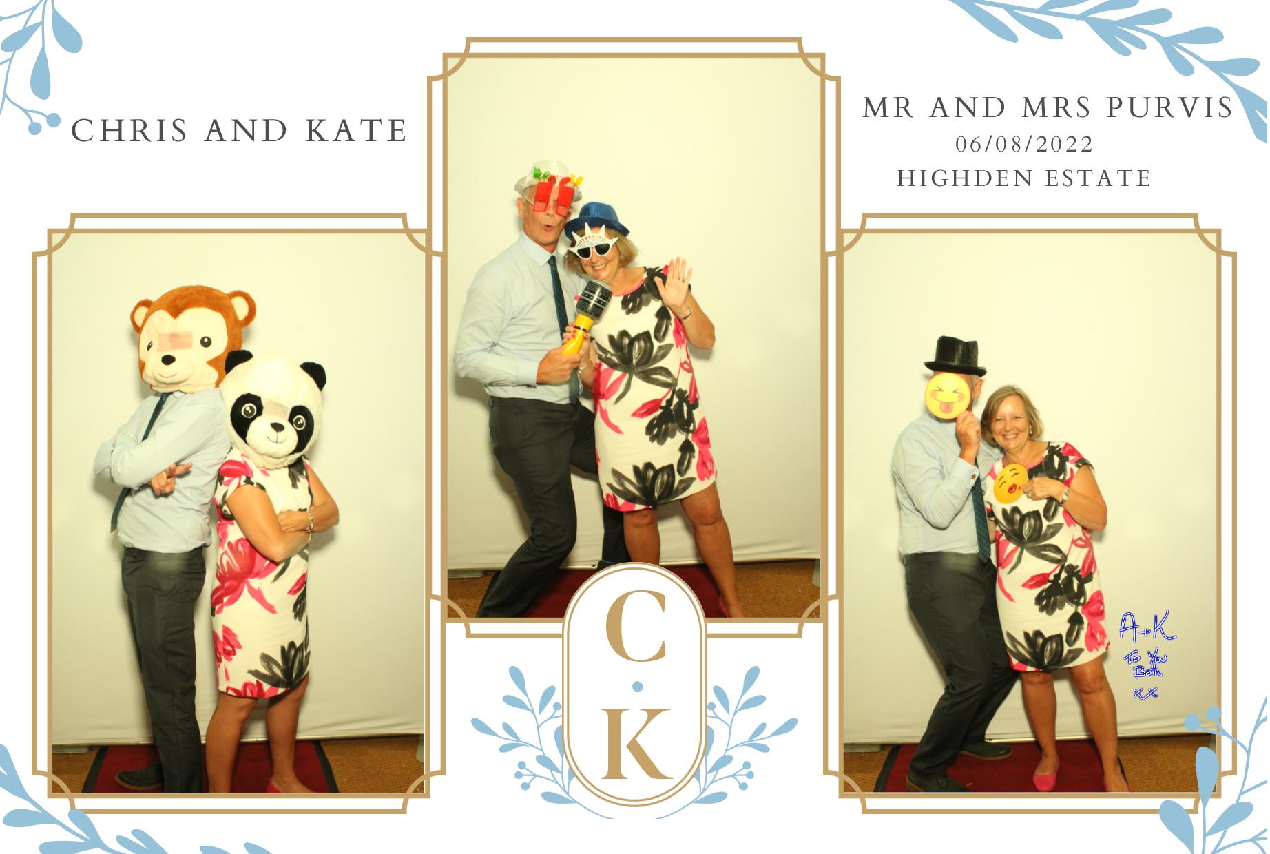 Chris & Kate's Wedding | View more photos from the event at gallery.myphotoboothexperience.co.uk/u/MyPhotoBoothExperienceLtd/Chris-Kates-Wedding