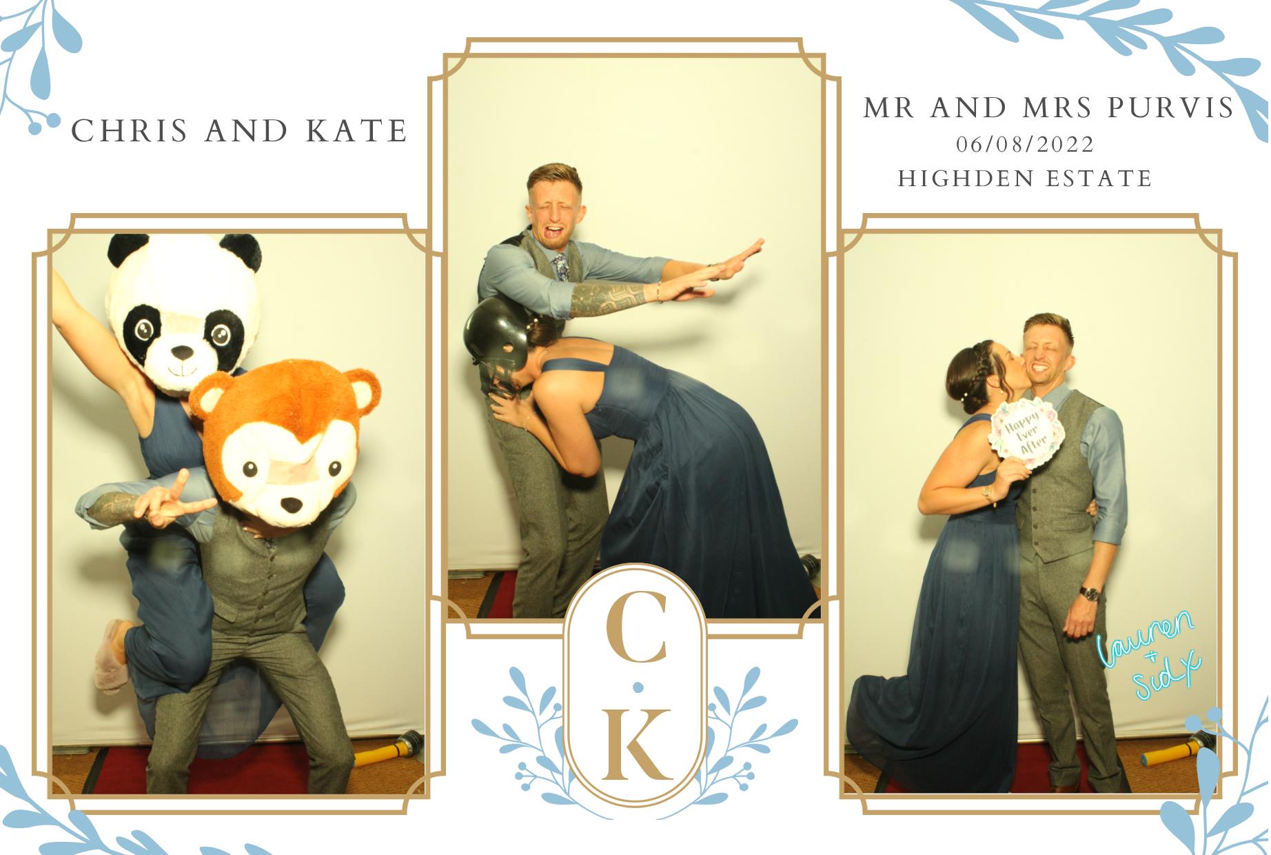 Chris & Kate's Wedding | View more photos from the event at gallery.myphotoboothexperience.co.uk/u/MyPhotoBoothExperienceLtd/Chris-Kates-Wedding