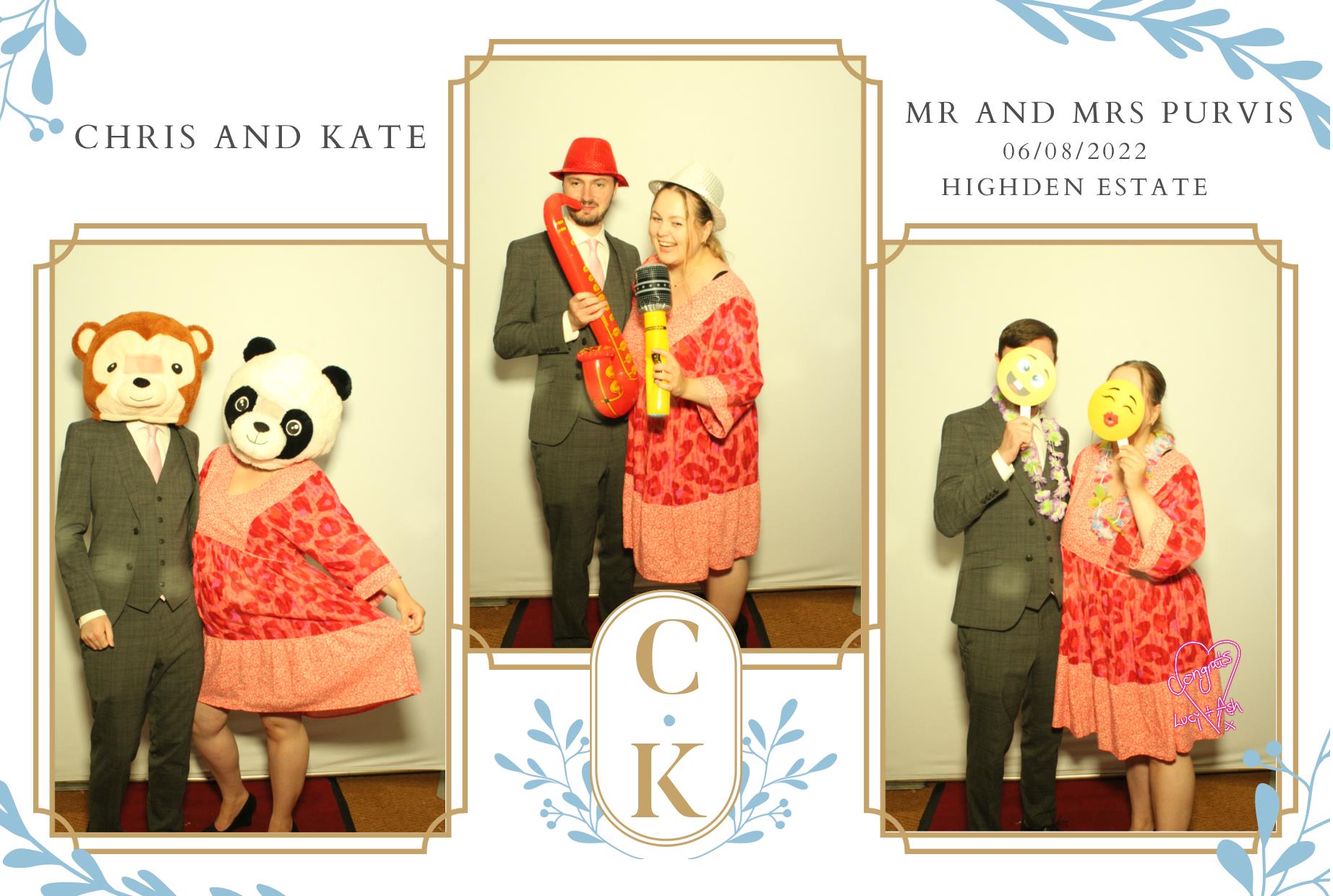Chris & Kate's Wedding | View more photos from the event at gallery.myphotoboothexperience.co.uk/u/MyPhotoBoothExperienceLtd/Chris-Kates-Wedding