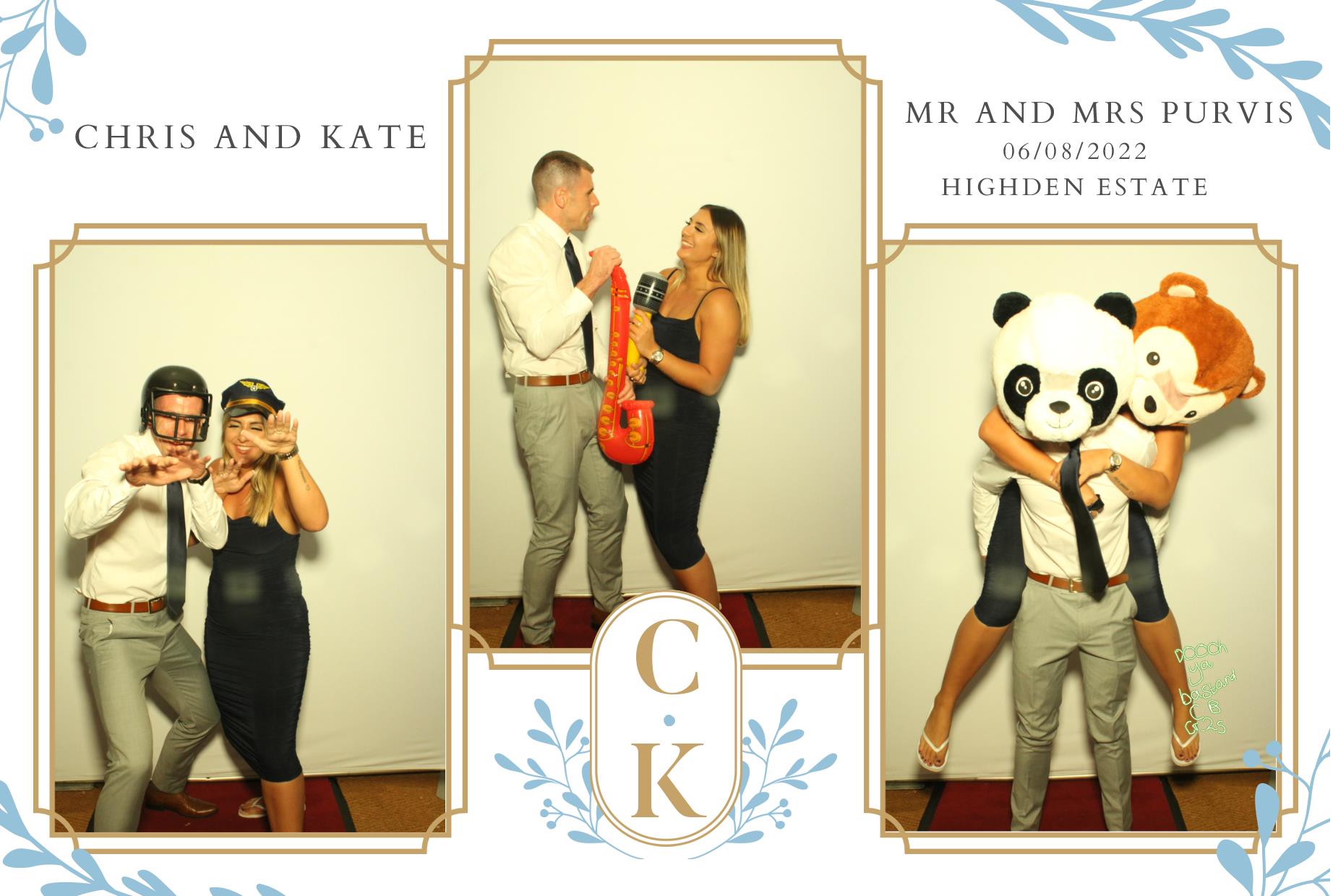 Chris & Kate's Wedding | View more photos from the event at gallery.myphotoboothexperience.co.uk/u/MyPhotoBoothExperienceLtd/Chris-Kates-Wedding