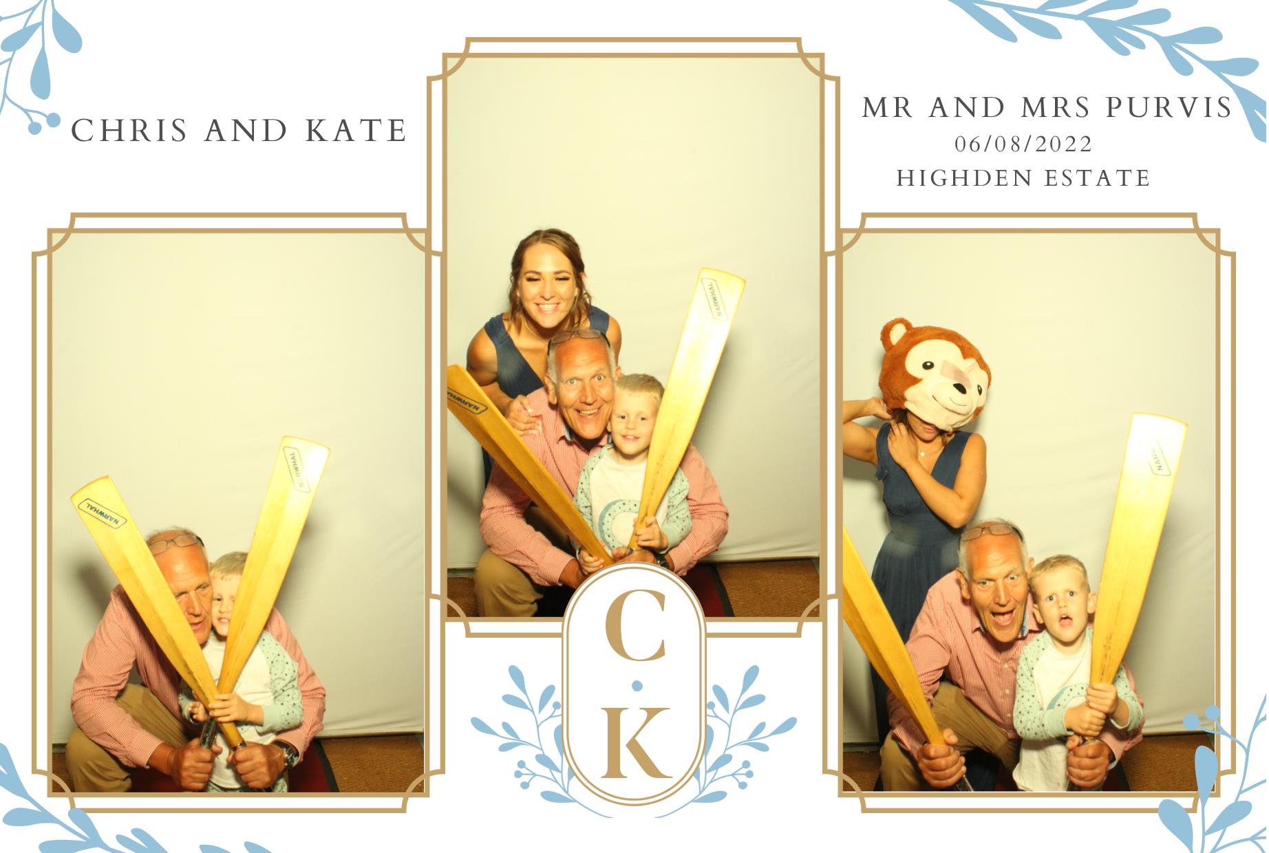 Chris & Kate's Wedding | View more photos from the event at gallery.myphotoboothexperience.co.uk/u/MyPhotoBoothExperienceLtd/Chris-Kates-Wedding