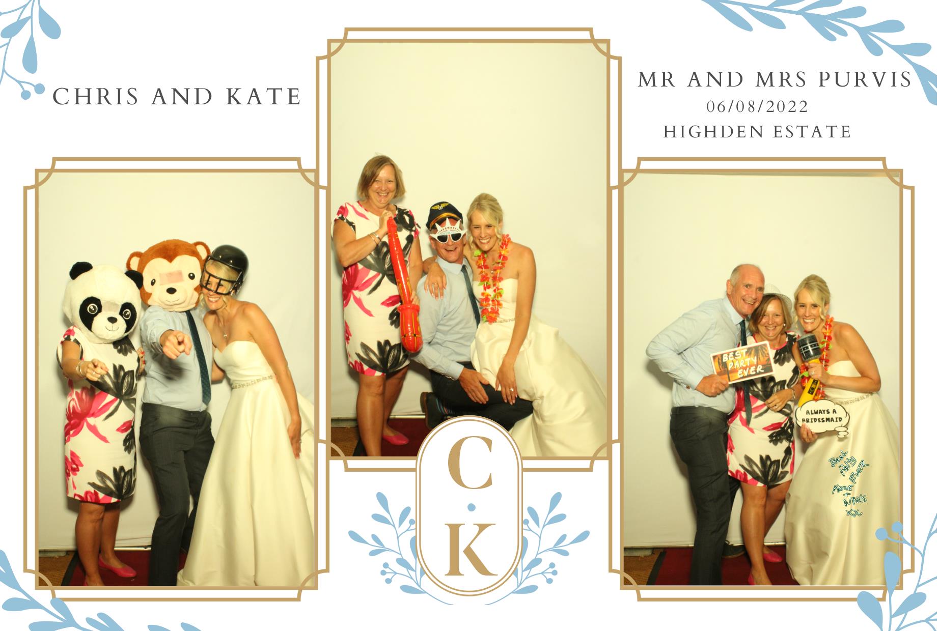 Chris & Kate's Wedding | View more photos from the event at gallery.myphotoboothexperience.co.uk/u/MyPhotoBoothExperienceLtd/Chris-Kates-Wedding