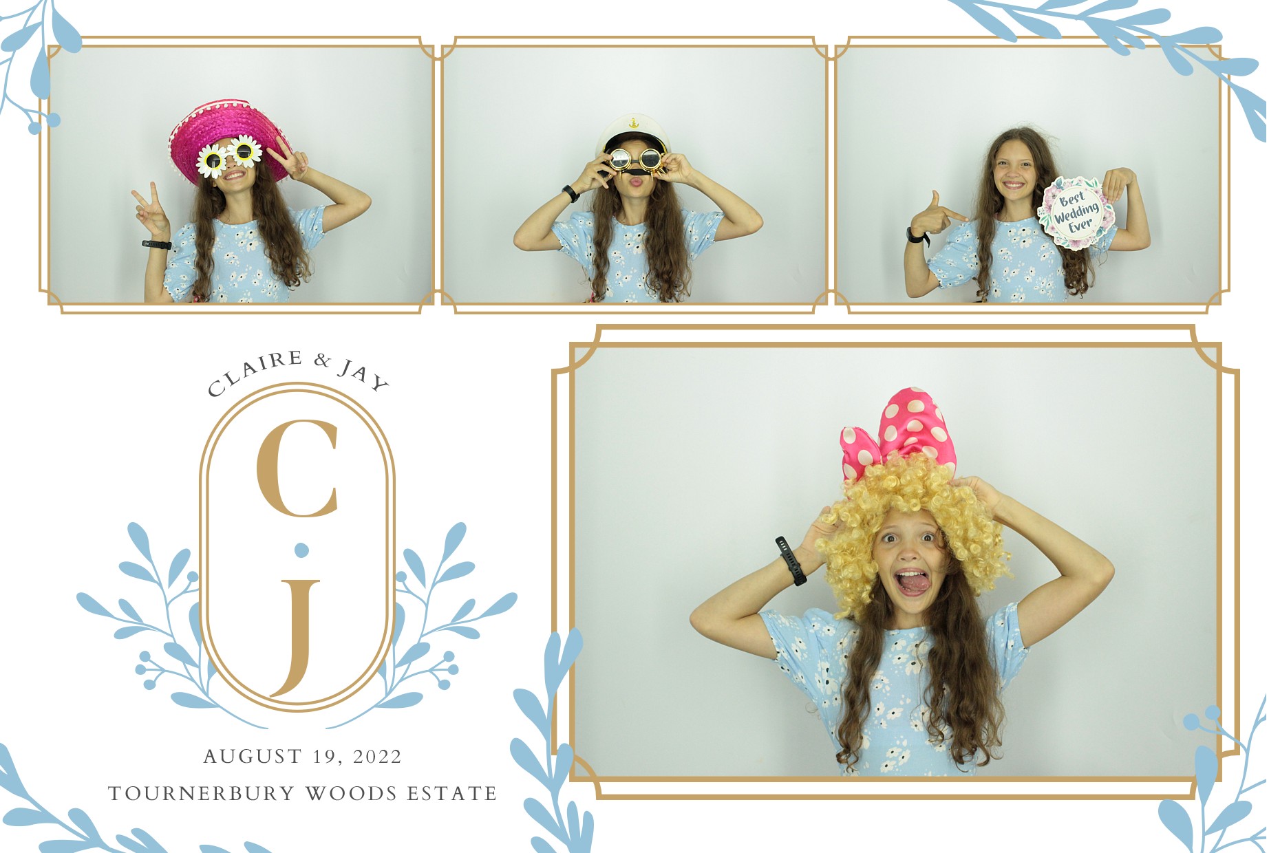 Claire & Jay's Wedding  | View more photos from the event at gallery.myphotoboothexperience.co.uk/u/MyPhotoBoothExperienceLtd/Claire-Jays-Wedding