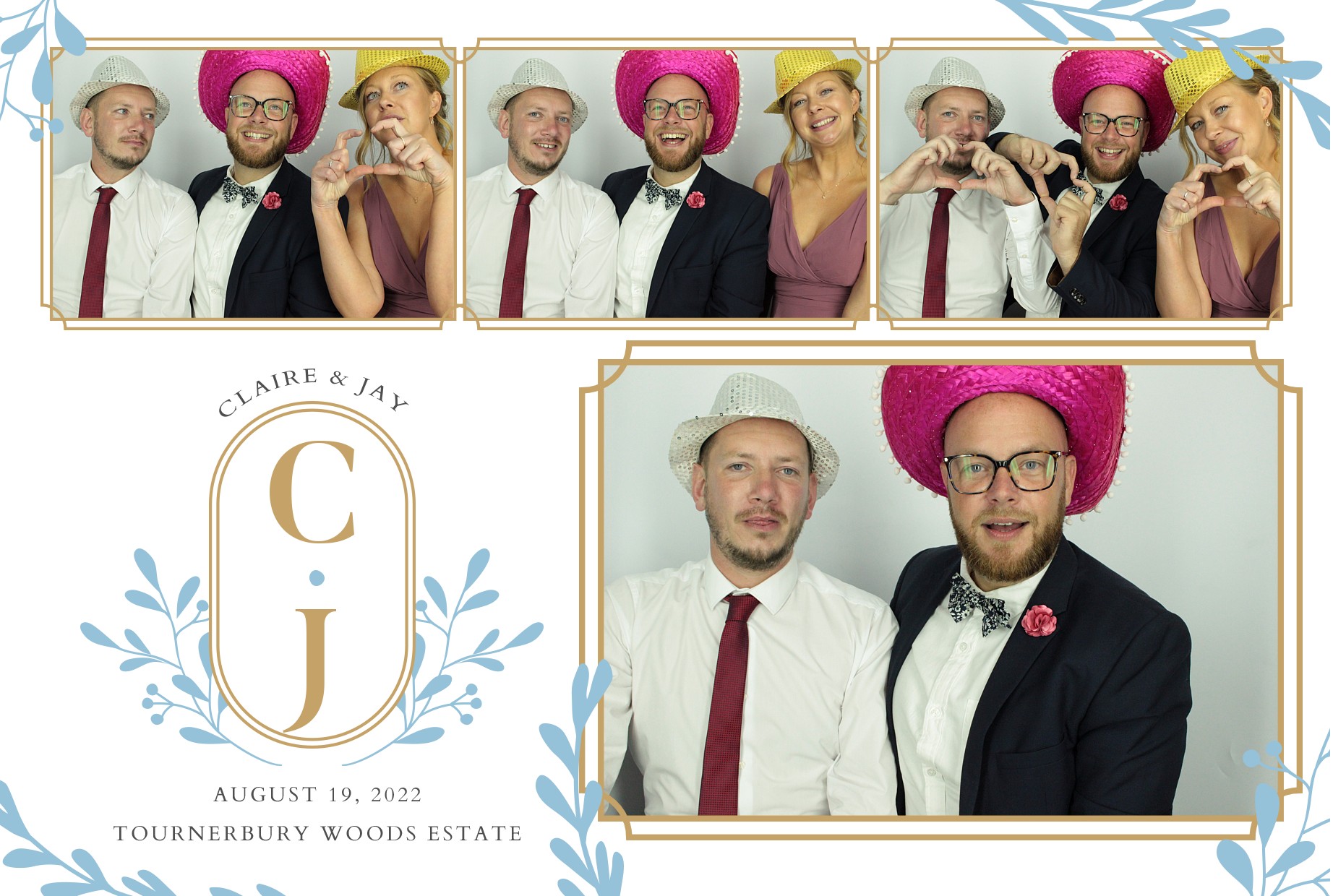 Claire & Jay's Wedding  | View more photos from the event at gallery.myphotoboothexperience.co.uk/u/MyPhotoBoothExperienceLtd/Claire-Jays-Wedding