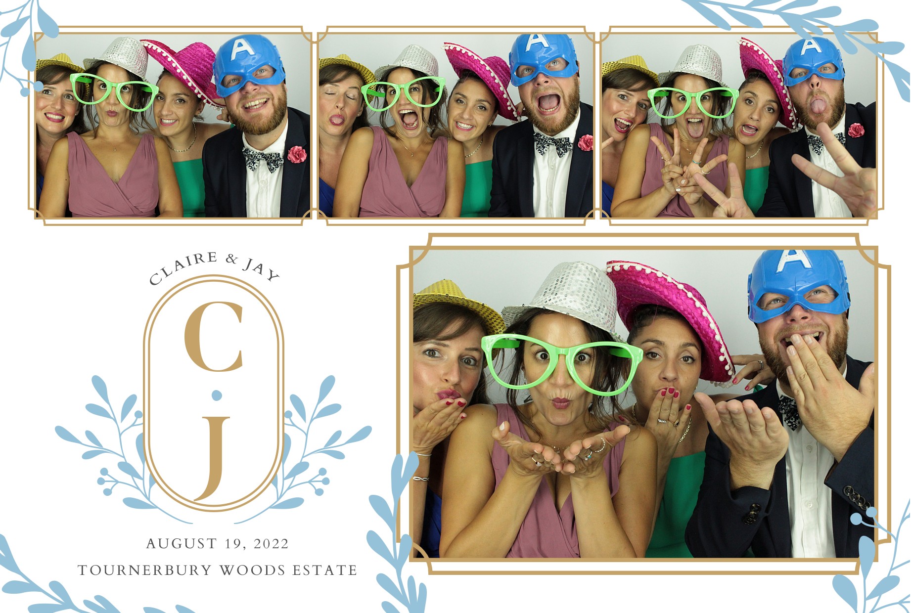 Claire & Jay's Wedding  | View more photos from the event at gallery.myphotoboothexperience.co.uk/u/MyPhotoBoothExperienceLtd/Claire-Jays-Wedding