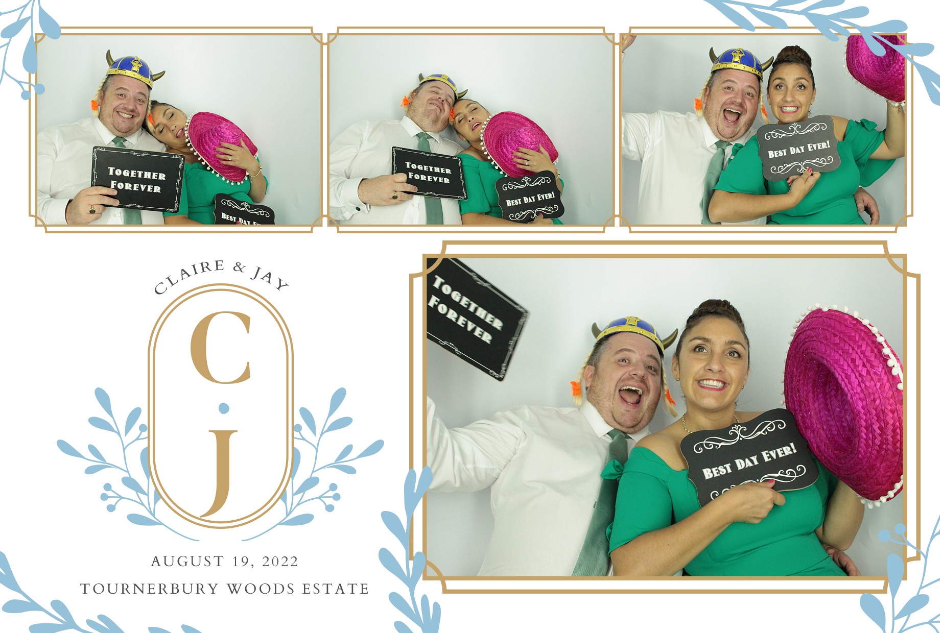 Claire & Jay's Wedding  | View more photos from the event at gallery.myphotoboothexperience.co.uk/u/MyPhotoBoothExperienceLtd/Claire-Jays-Wedding
