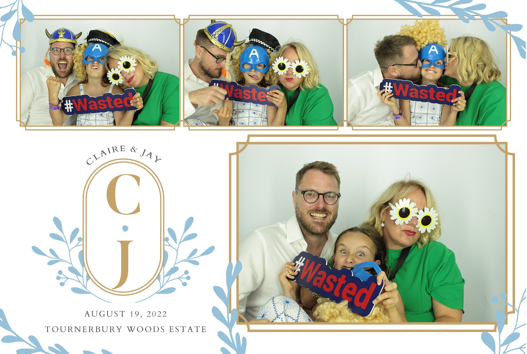Claire & Jay's Wedding  | View more photos from the event at gallery.myphotoboothexperience.co.uk/u/MyPhotoBoothExperienceLtd/Claire-Jays-Wedding