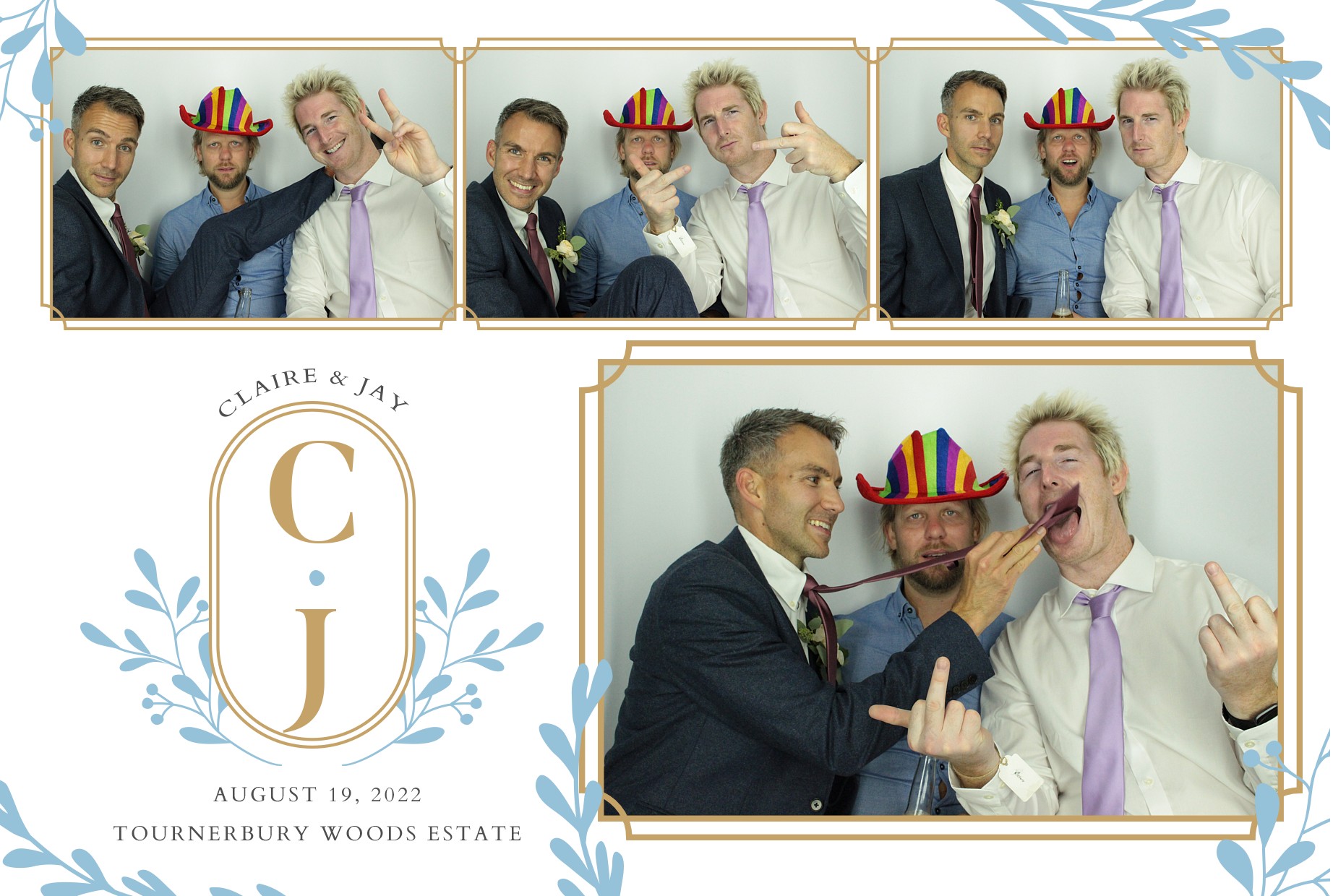 Claire & Jay's Wedding  | View more photos from the event at gallery.myphotoboothexperience.co.uk/u/MyPhotoBoothExperienceLtd/Claire-Jays-Wedding