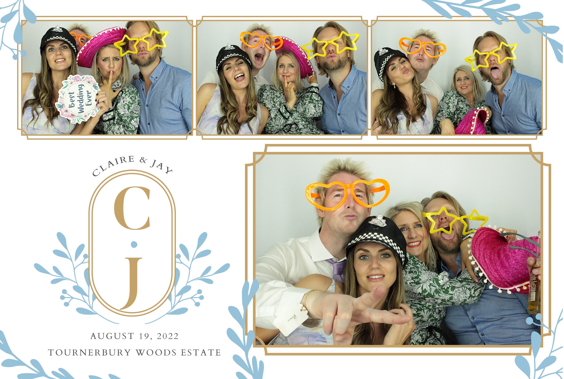 Claire & Jay's Wedding  | View more photos from the event at gallery.myphotoboothexperience.co.uk/u/MyPhotoBoothExperienceLtd/Claire-Jays-Wedding