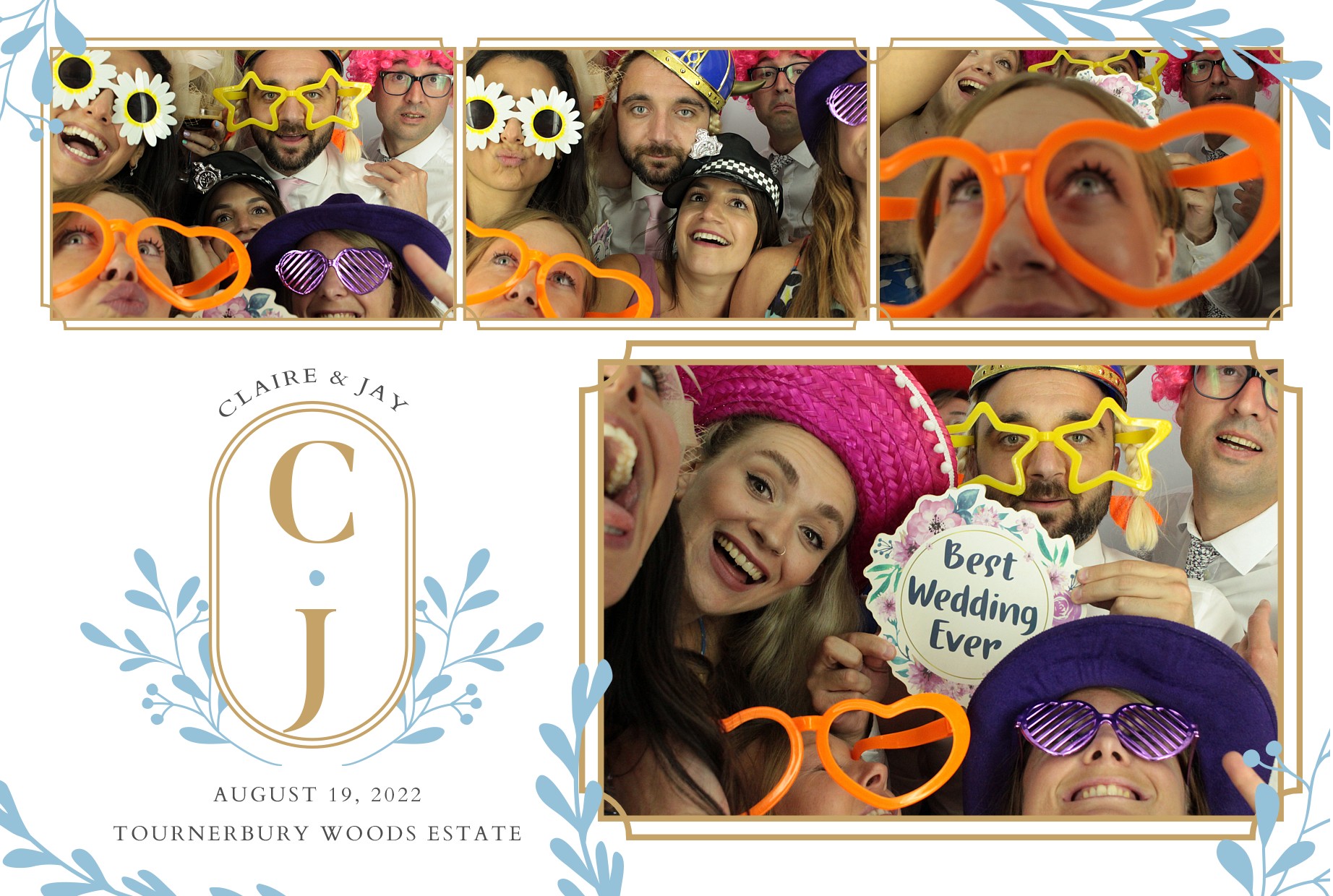 Claire & Jay's Wedding  | View more photos from the event at gallery.myphotoboothexperience.co.uk/u/MyPhotoBoothExperienceLtd/Claire-Jays-Wedding