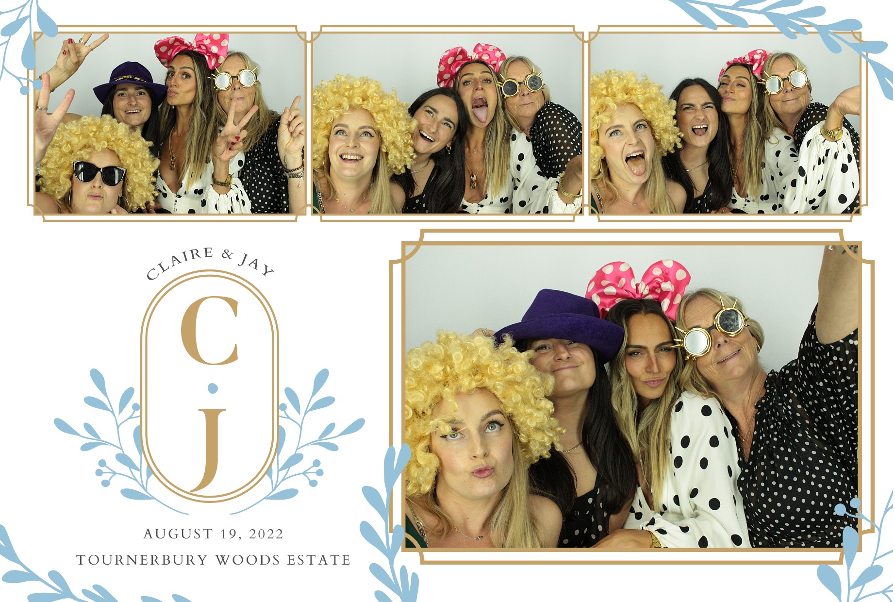 Claire & Jay's Wedding  | View more photos from the event at gallery.myphotoboothexperience.co.uk/u/MyPhotoBoothExperienceLtd/Claire-Jays-Wedding