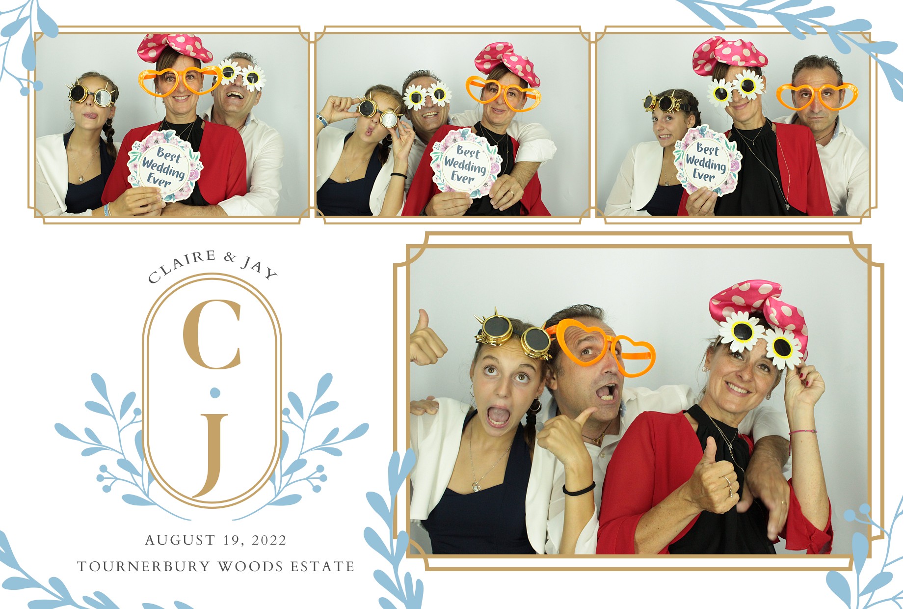 Claire & Jay's Wedding  | View more photos from the event at gallery.myphotoboothexperience.co.uk/u/MyPhotoBoothExperienceLtd/Claire-Jays-Wedding
