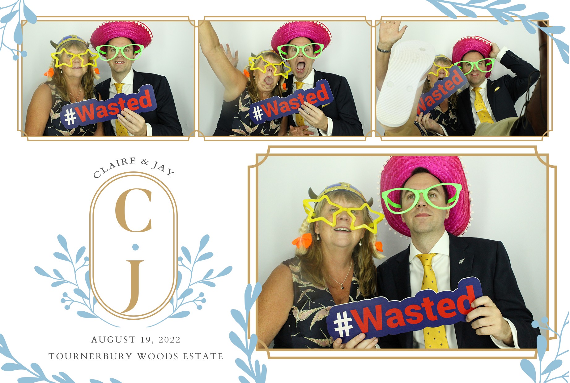 Claire & Jay's Wedding  | View more photos from the event at gallery.myphotoboothexperience.co.uk/u/MyPhotoBoothExperienceLtd/Claire-Jays-Wedding
