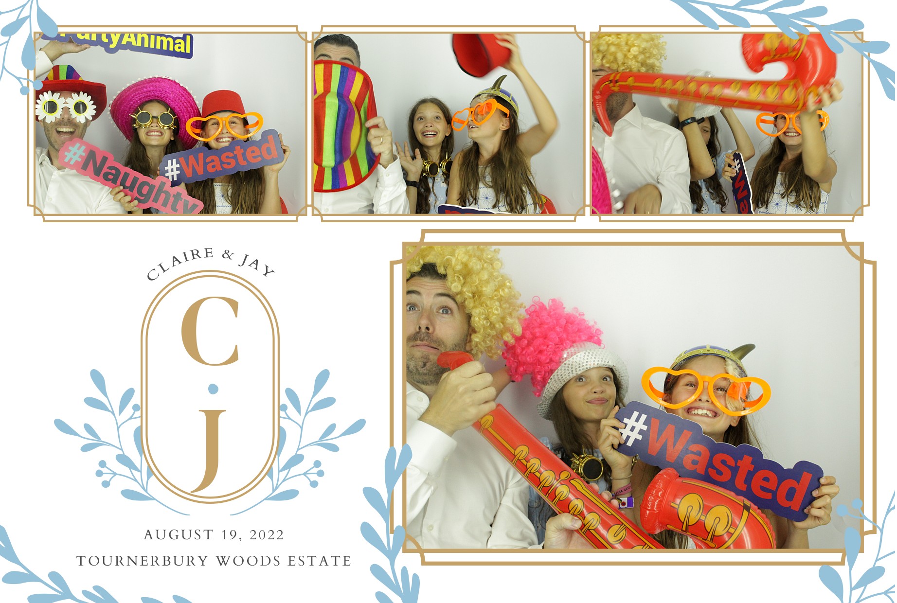 Claire & Jay's Wedding  | View more photos from the event at gallery.myphotoboothexperience.co.uk/u/MyPhotoBoothExperienceLtd/Claire-Jays-Wedding