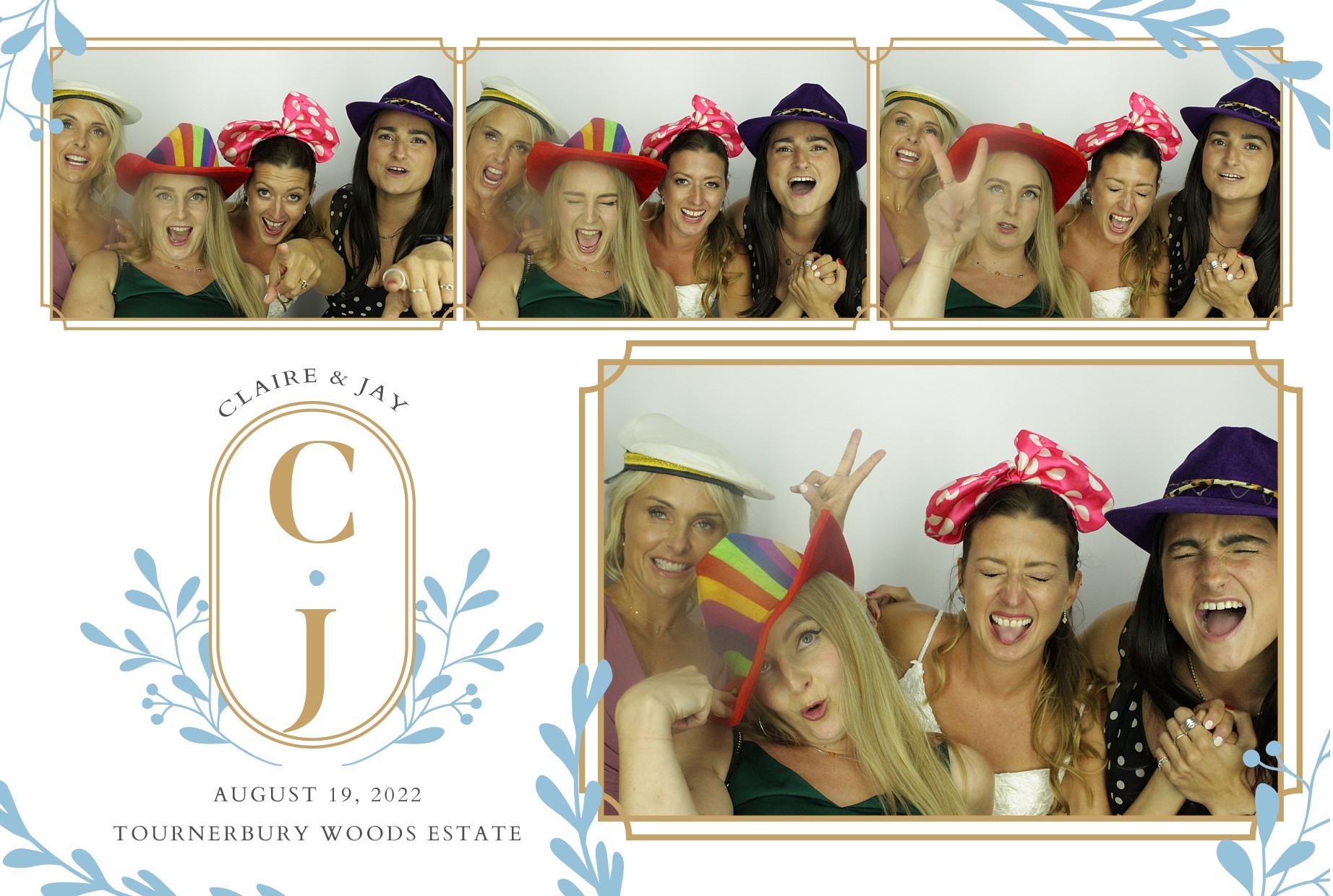 Claire & Jay's Wedding  | View more photos from the event at gallery.myphotoboothexperience.co.uk/u/MyPhotoBoothExperienceLtd/Claire-Jays-Wedding