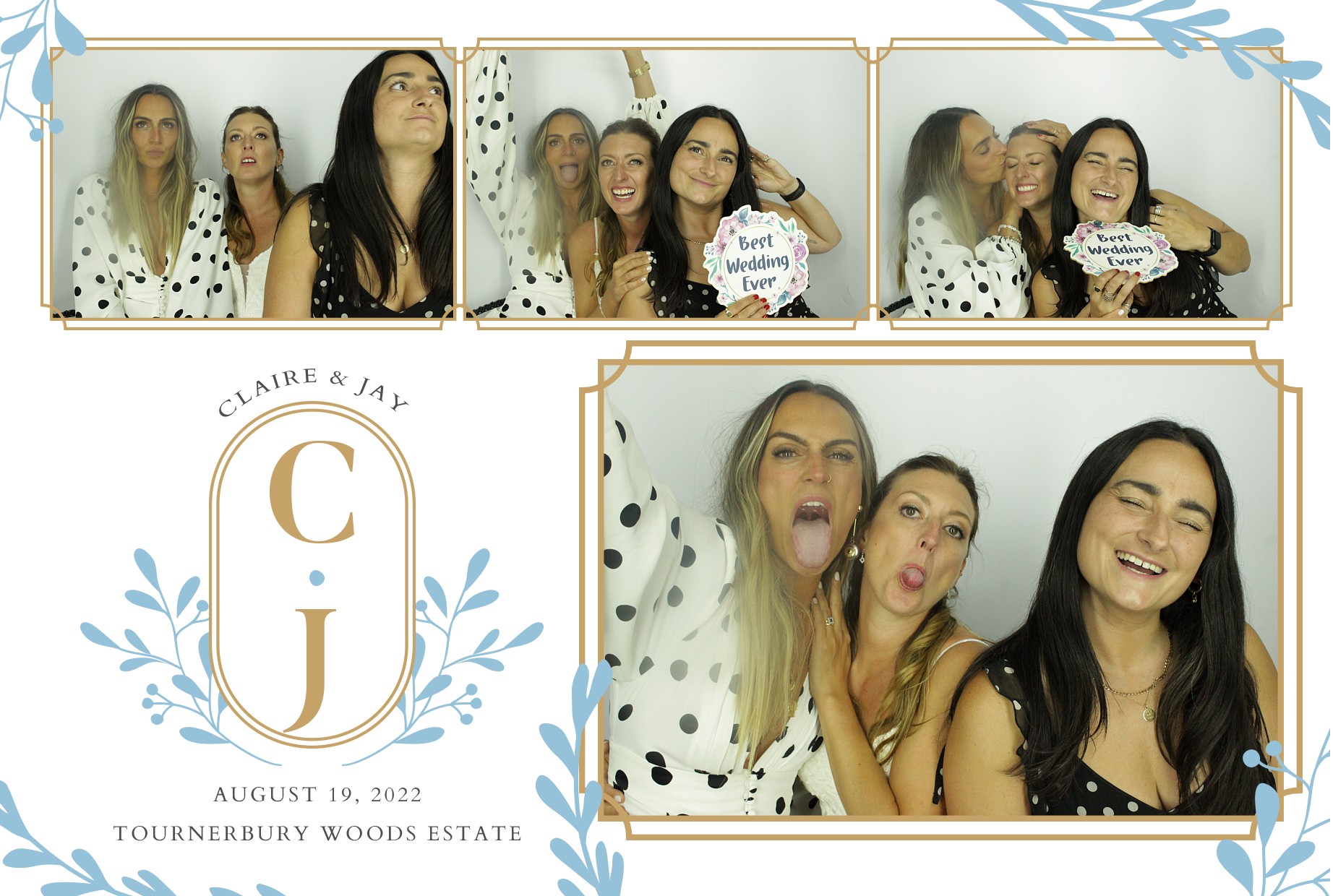 Claire & Jay's Wedding  | View more photos from the event at gallery.myphotoboothexperience.co.uk/u/MyPhotoBoothExperienceLtd/Claire-Jays-Wedding