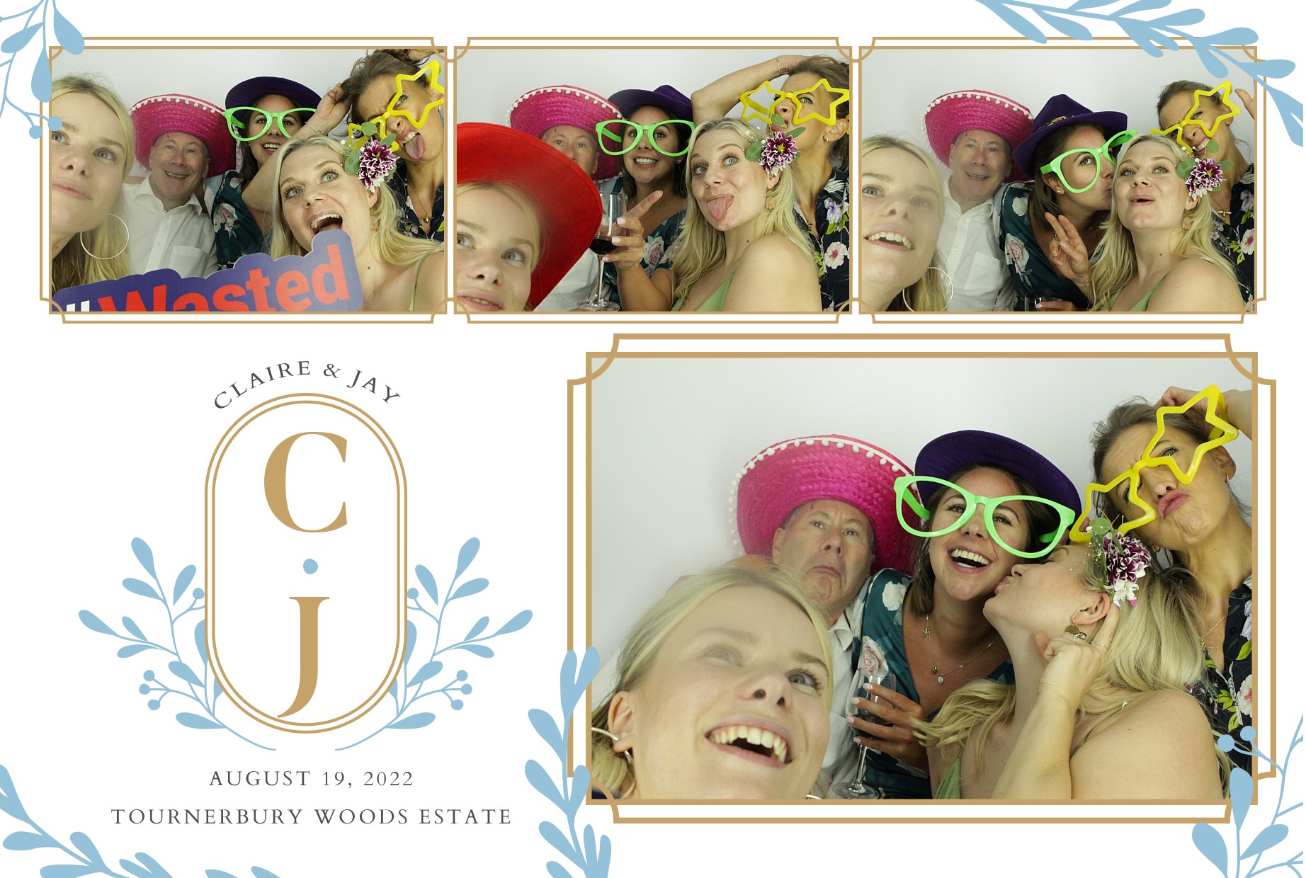 Claire & Jay's Wedding  | View more photos from the event at gallery.myphotoboothexperience.co.uk/u/MyPhotoBoothExperienceLtd/Claire-Jays-Wedding