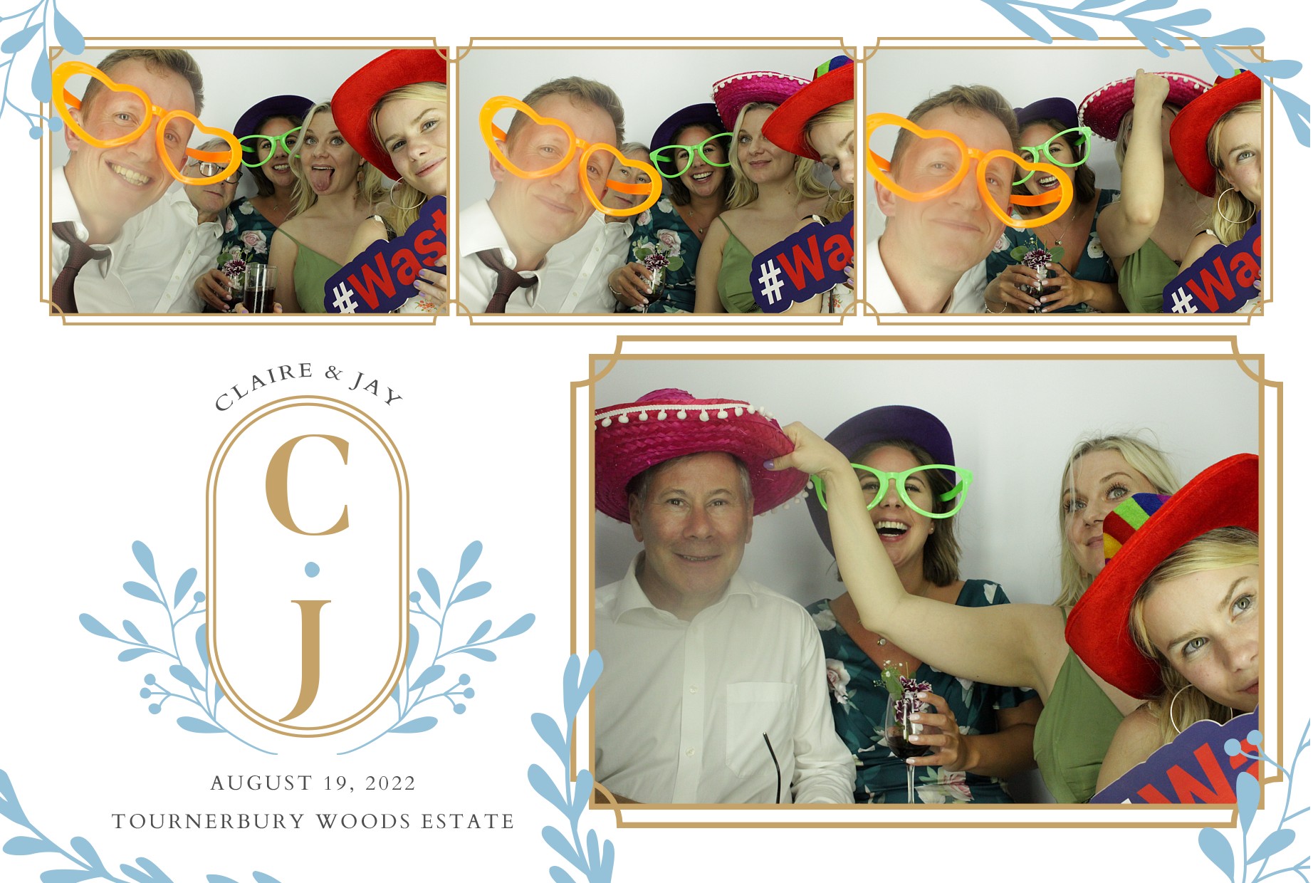 Claire & Jay's Wedding  | View more photos from the event at gallery.myphotoboothexperience.co.uk/u/MyPhotoBoothExperienceLtd/Claire-Jays-Wedding