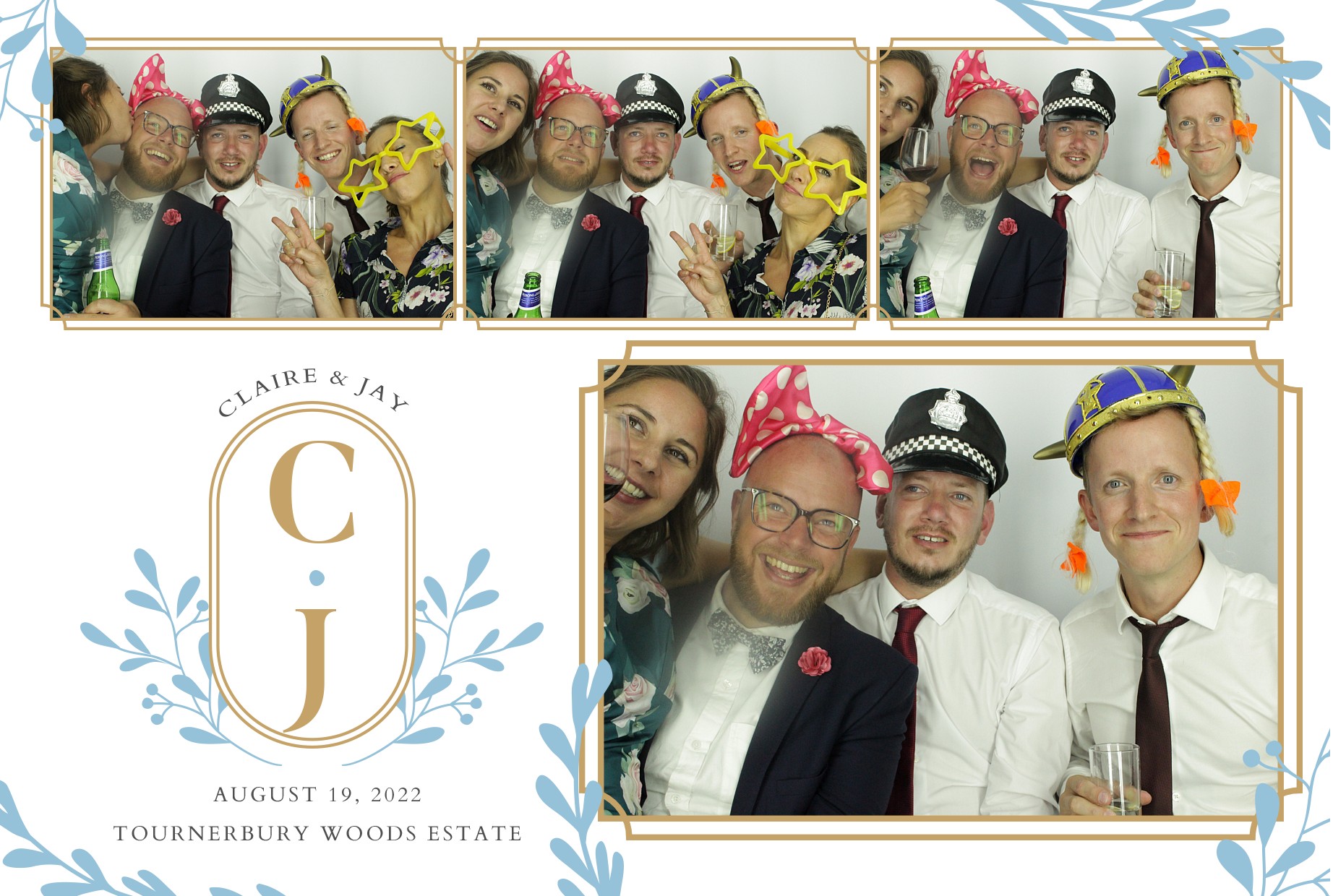 Claire & Jay's Wedding  | View more photos from the event at gallery.myphotoboothexperience.co.uk/u/MyPhotoBoothExperienceLtd/Claire-Jays-Wedding