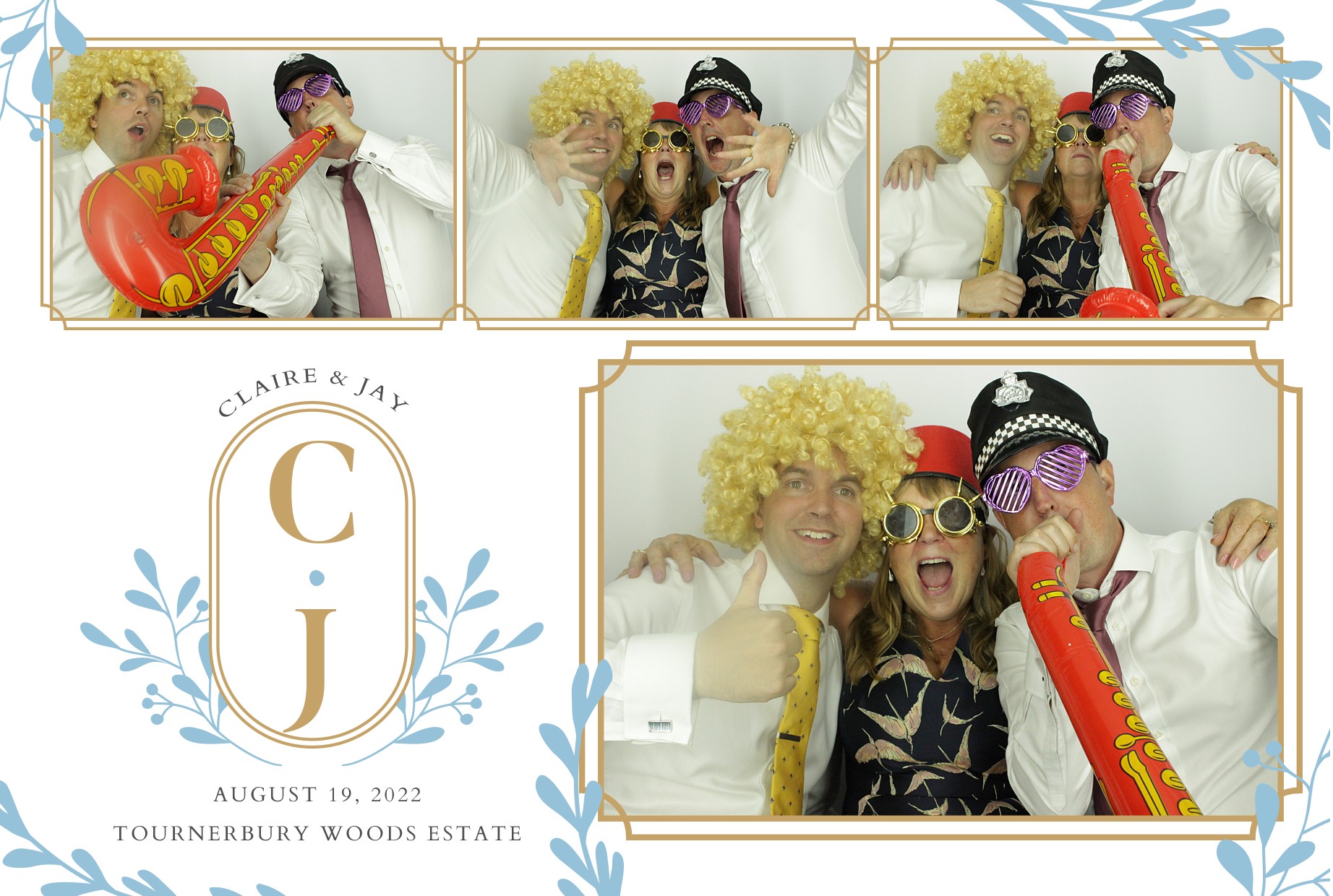 Claire & Jay's Wedding  | View more photos from the event at gallery.myphotoboothexperience.co.uk/u/MyPhotoBoothExperienceLtd/Claire-Jays-Wedding