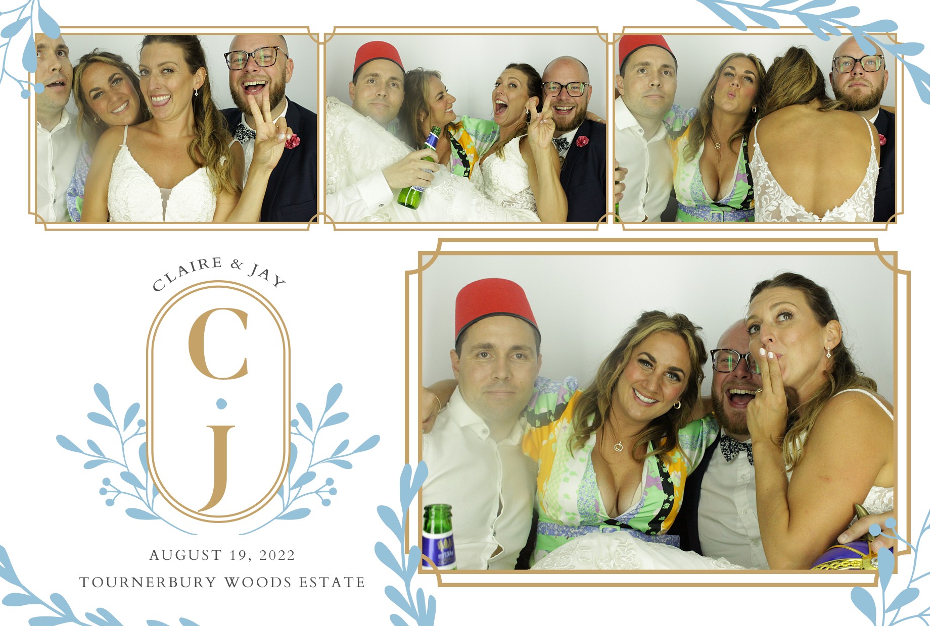 Claire & Jay's Wedding  | View more photos from the event at gallery.myphotoboothexperience.co.uk/u/MyPhotoBoothExperienceLtd/Claire-Jays-Wedding
