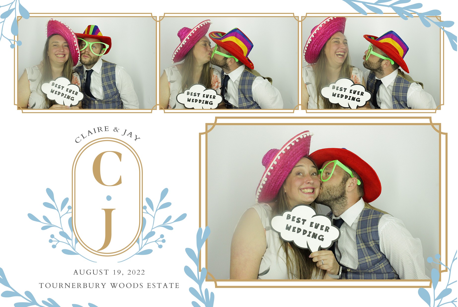 Claire & Jay's Wedding  | View more photos from the event at gallery.myphotoboothexperience.co.uk/u/MyPhotoBoothExperienceLtd/Claire-Jays-Wedding