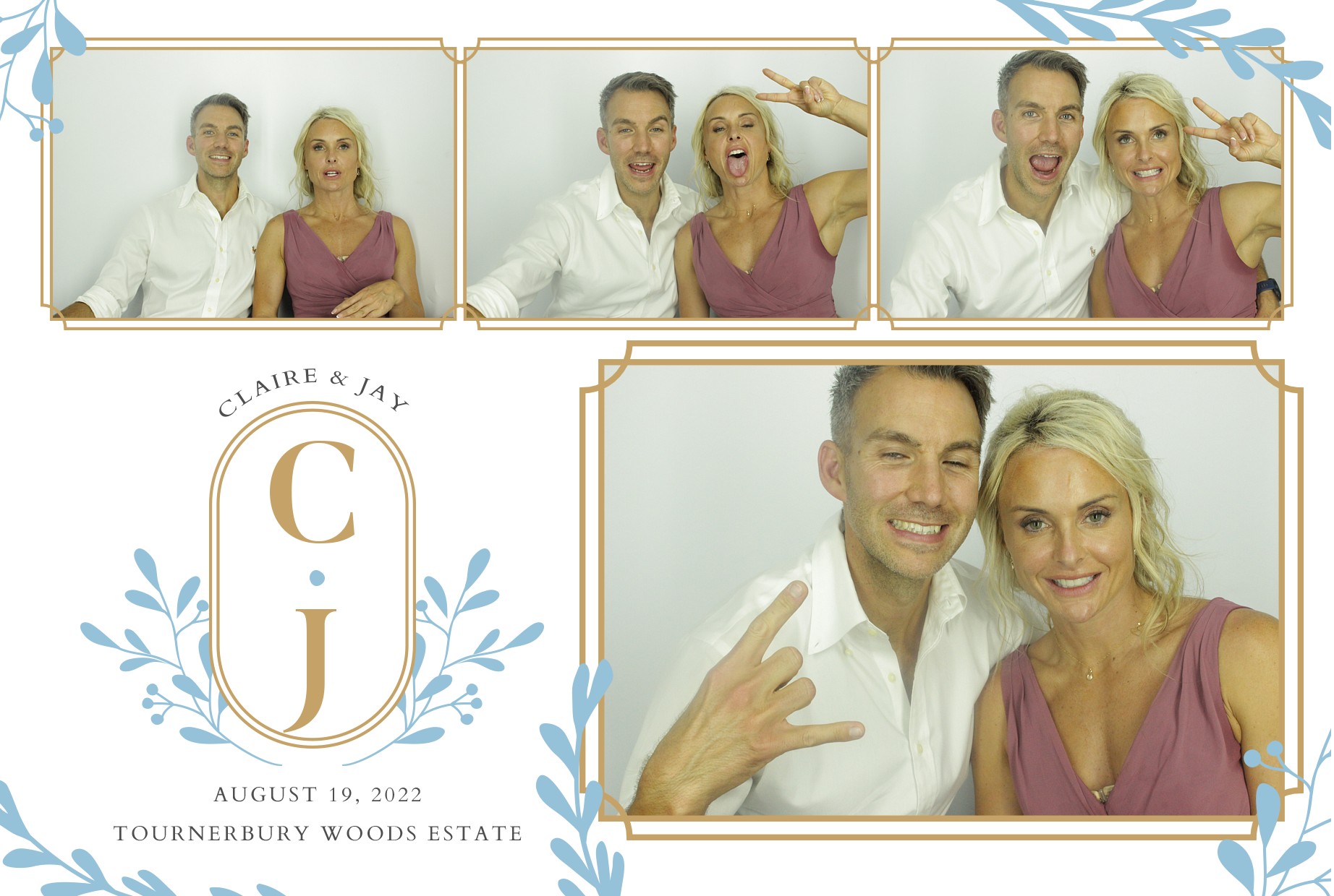 Claire & Jay's Wedding  | View more photos from the event at gallery.myphotoboothexperience.co.uk/u/MyPhotoBoothExperienceLtd/Claire-Jays-Wedding