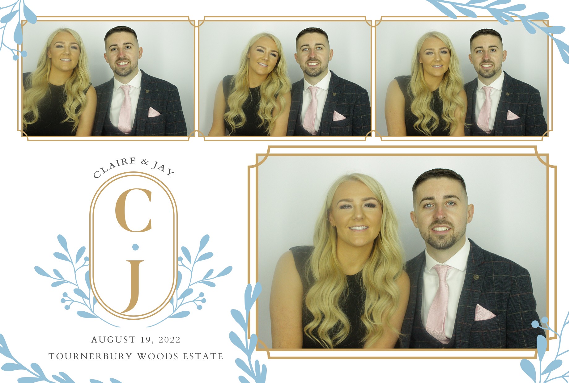 Claire & Jay's Wedding  | View more photos from the event at gallery.myphotoboothexperience.co.uk/u/MyPhotoBoothExperienceLtd/Claire-Jays-Wedding