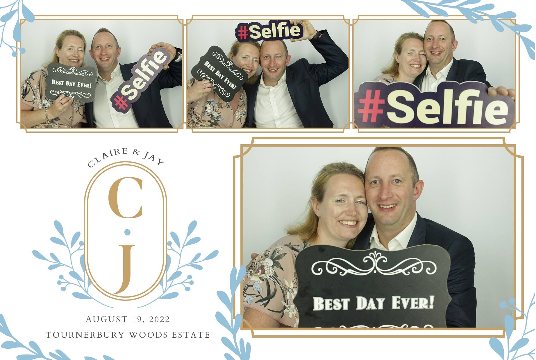 Claire & Jay's Wedding  | View more photos from the event at gallery.myphotoboothexperience.co.uk/u/MyPhotoBoothExperienceLtd/Claire-Jays-Wedding