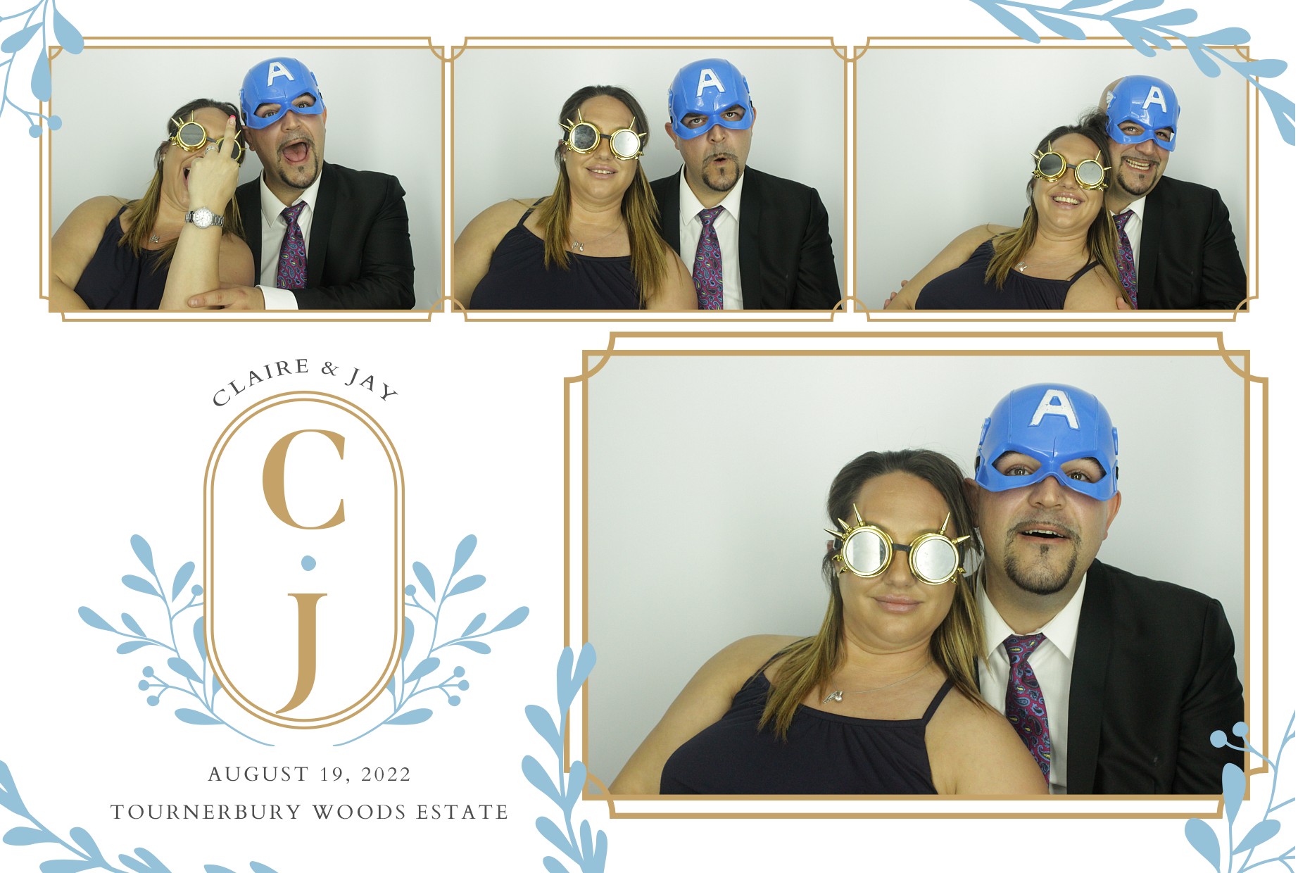 Claire & Jay's Wedding  | View more photos from the event at gallery.myphotoboothexperience.co.uk/u/MyPhotoBoothExperienceLtd/Claire-Jays-Wedding
