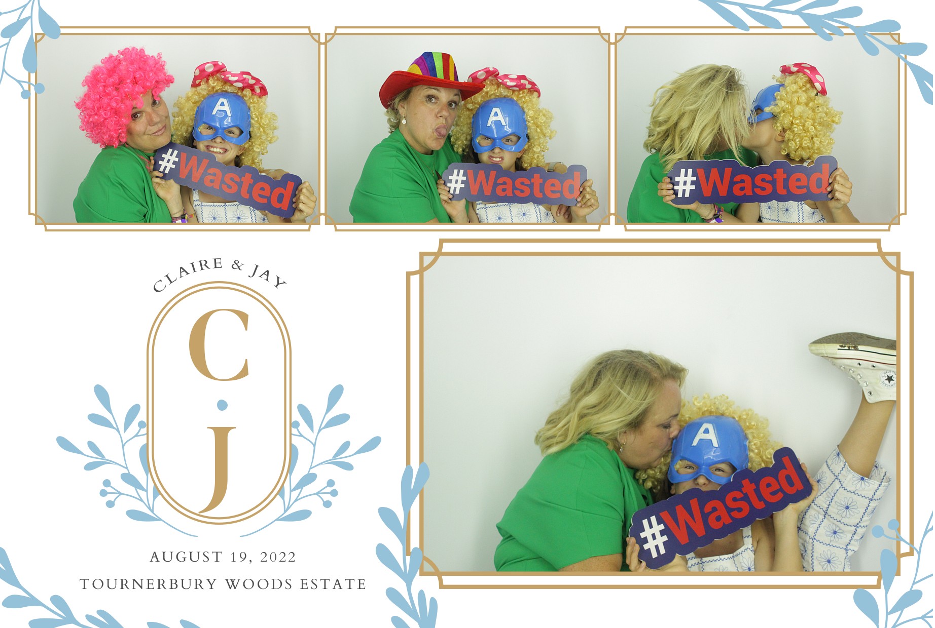 Claire & Jay's Wedding  | View more photos from the event at gallery.myphotoboothexperience.co.uk/u/MyPhotoBoothExperienceLtd/Claire-Jays-Wedding
